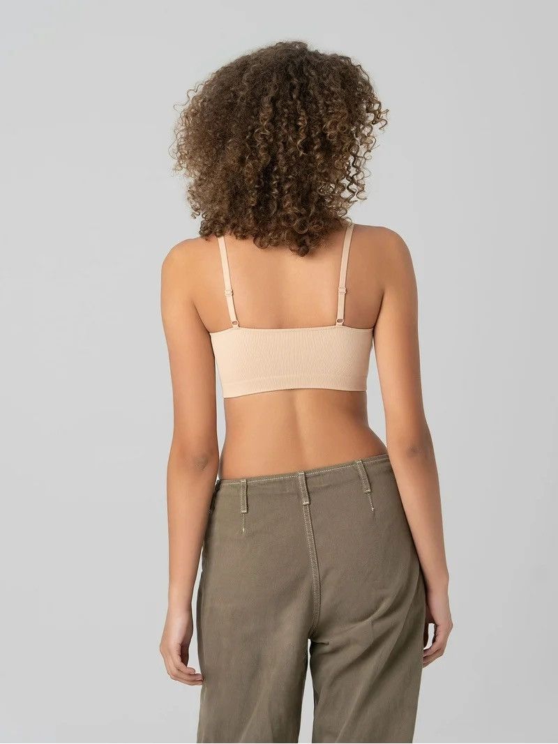 Other Xs No Boundaries women's tan nude peach padded bra top Size ONE SIZE - 2 Thumbnail