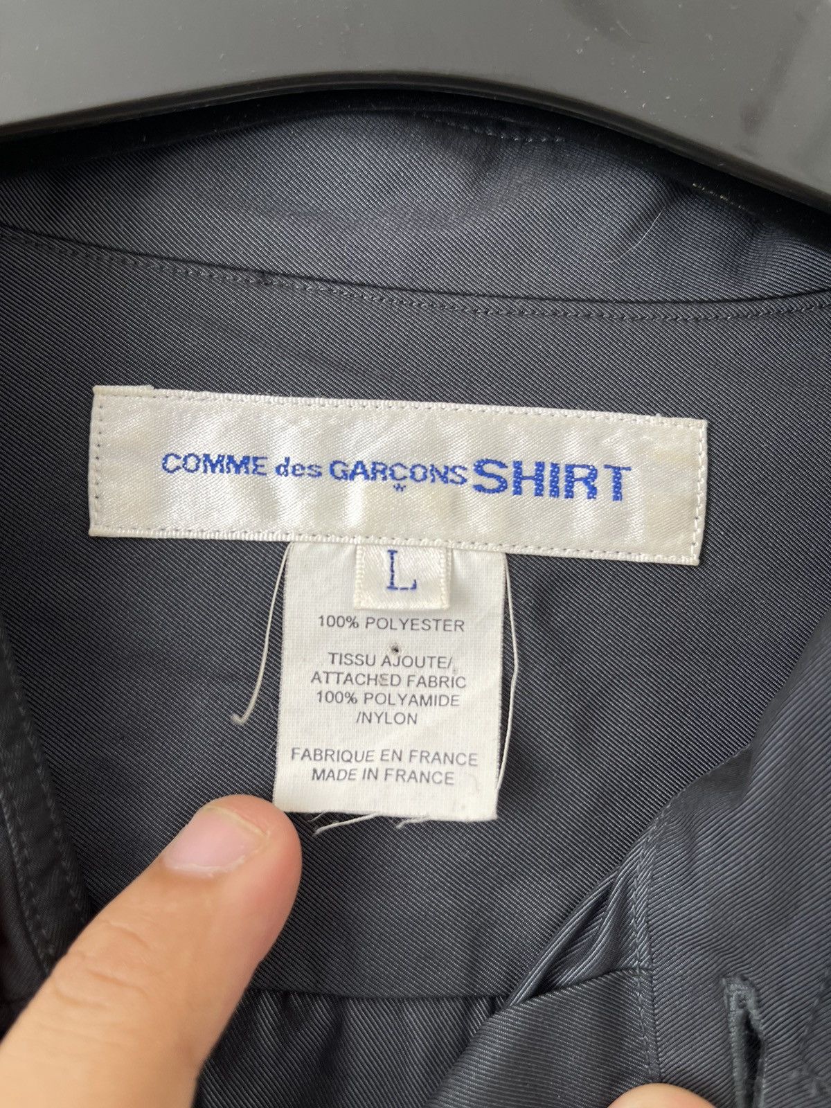 Comme des Garcons × Japanese Brand Comme Des Garcons Shirt Polyester Size US L / EU 52-54 / 3 - 4 Thumbnail