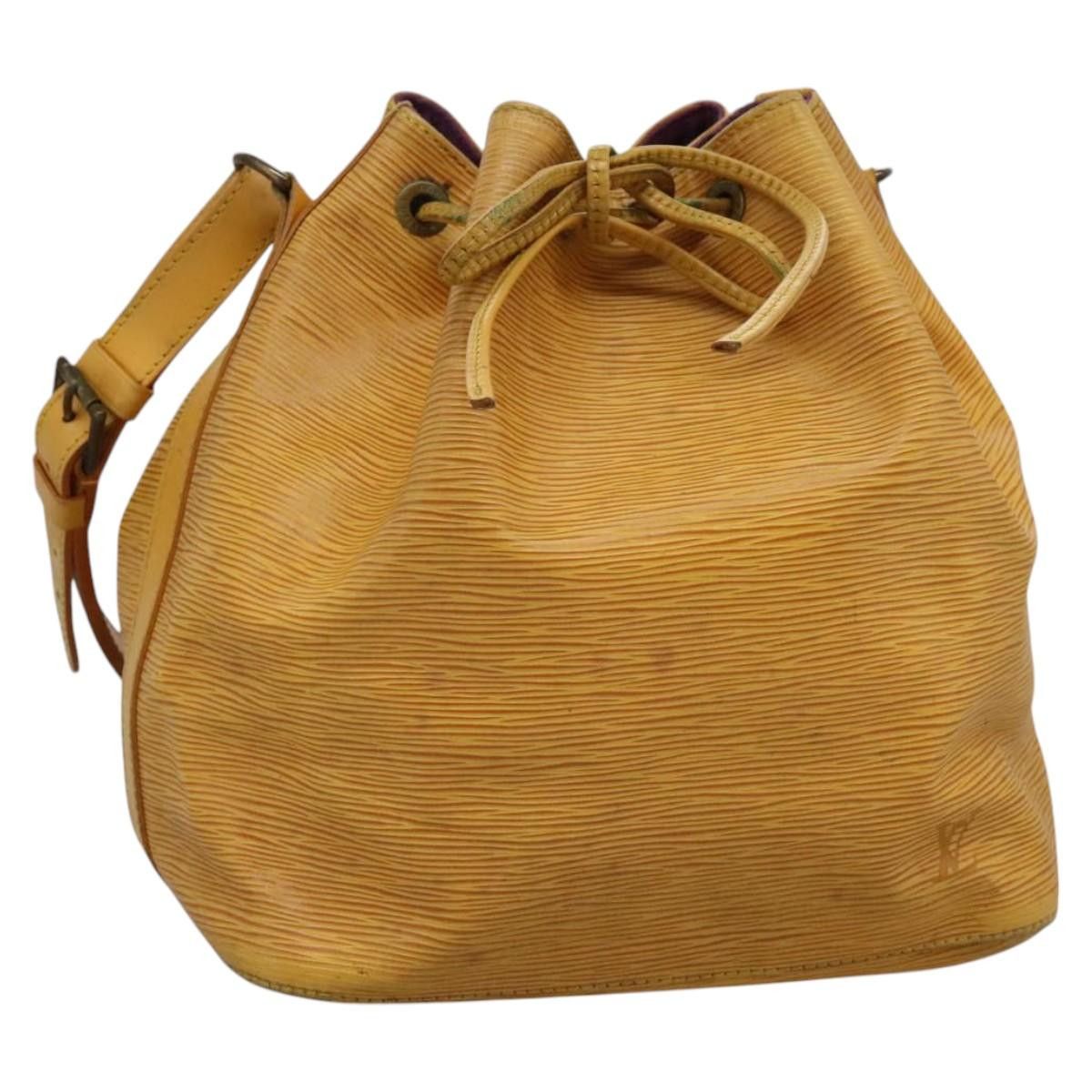Louis Vuitton LOUIS VUITTON Epi Petit Noe Shoulder Bag Yellow M44109 Size ONE SIZE - 1 Thumbnail