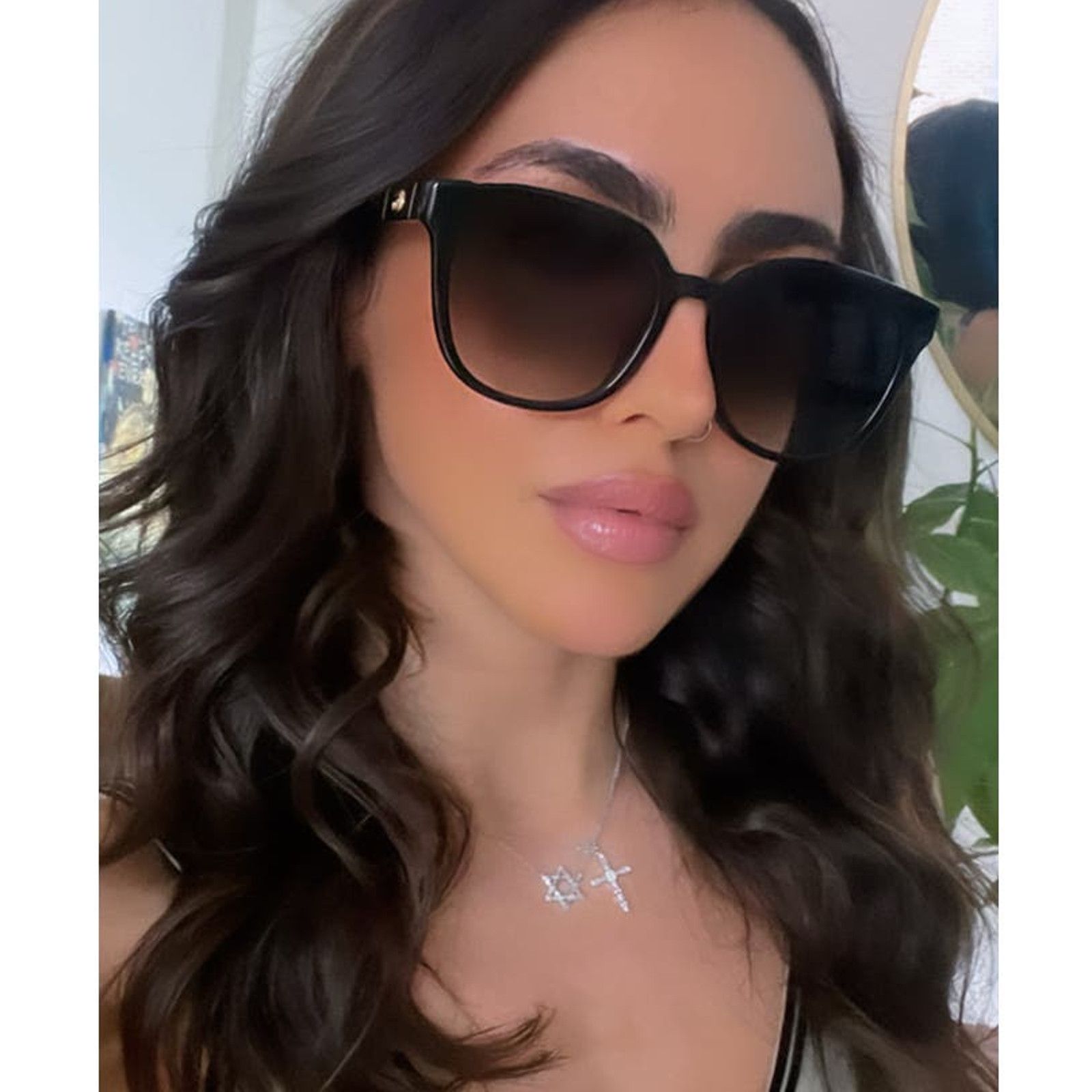 Gucci NEW Gucci GG1122AS 001 Black Marmont Sunglasses Size ONE SIZE - 1 Thumbnail