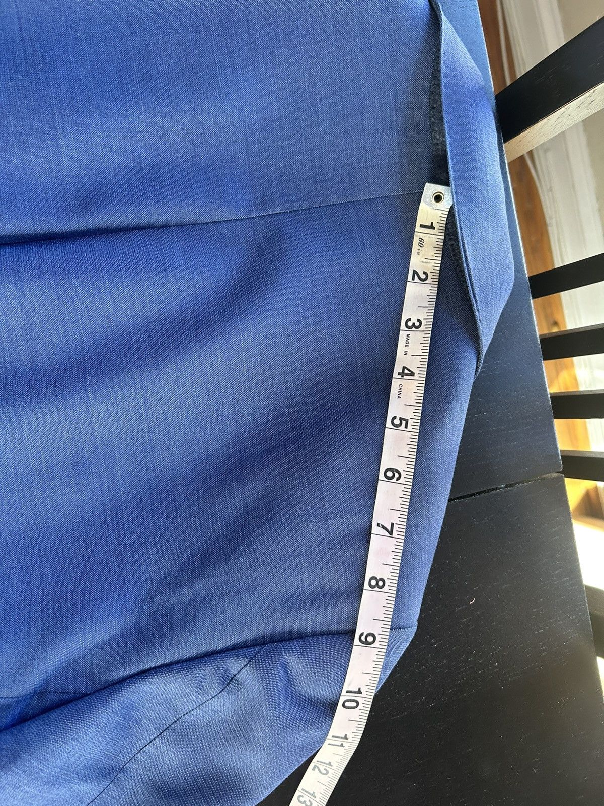 Suitsupply × Vitale Barberis Canonico Suitsupply men’s full blue suit- jacket and trousers Size 36S - 5 Thumbnail