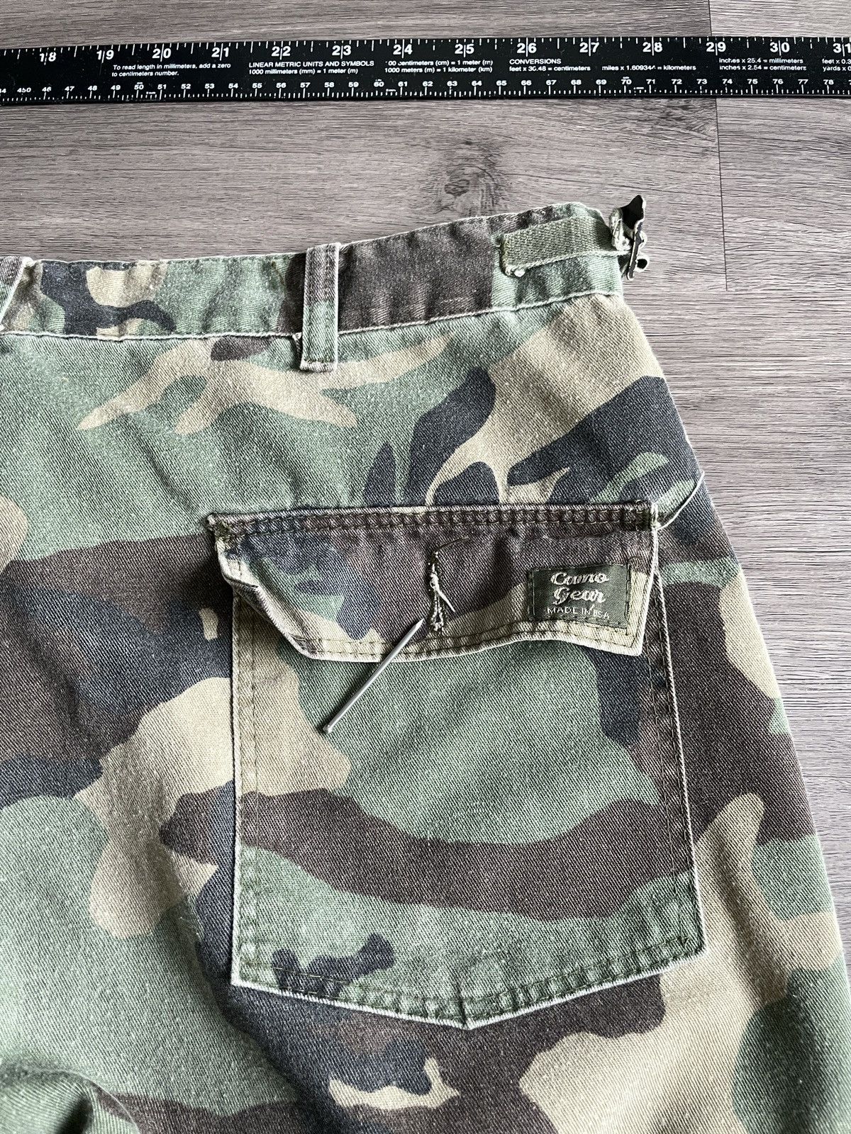 Vintage Vintage Military USA “Camo” Cargo Pants (No Sz.) Size US 35 - 7 Thumbnail