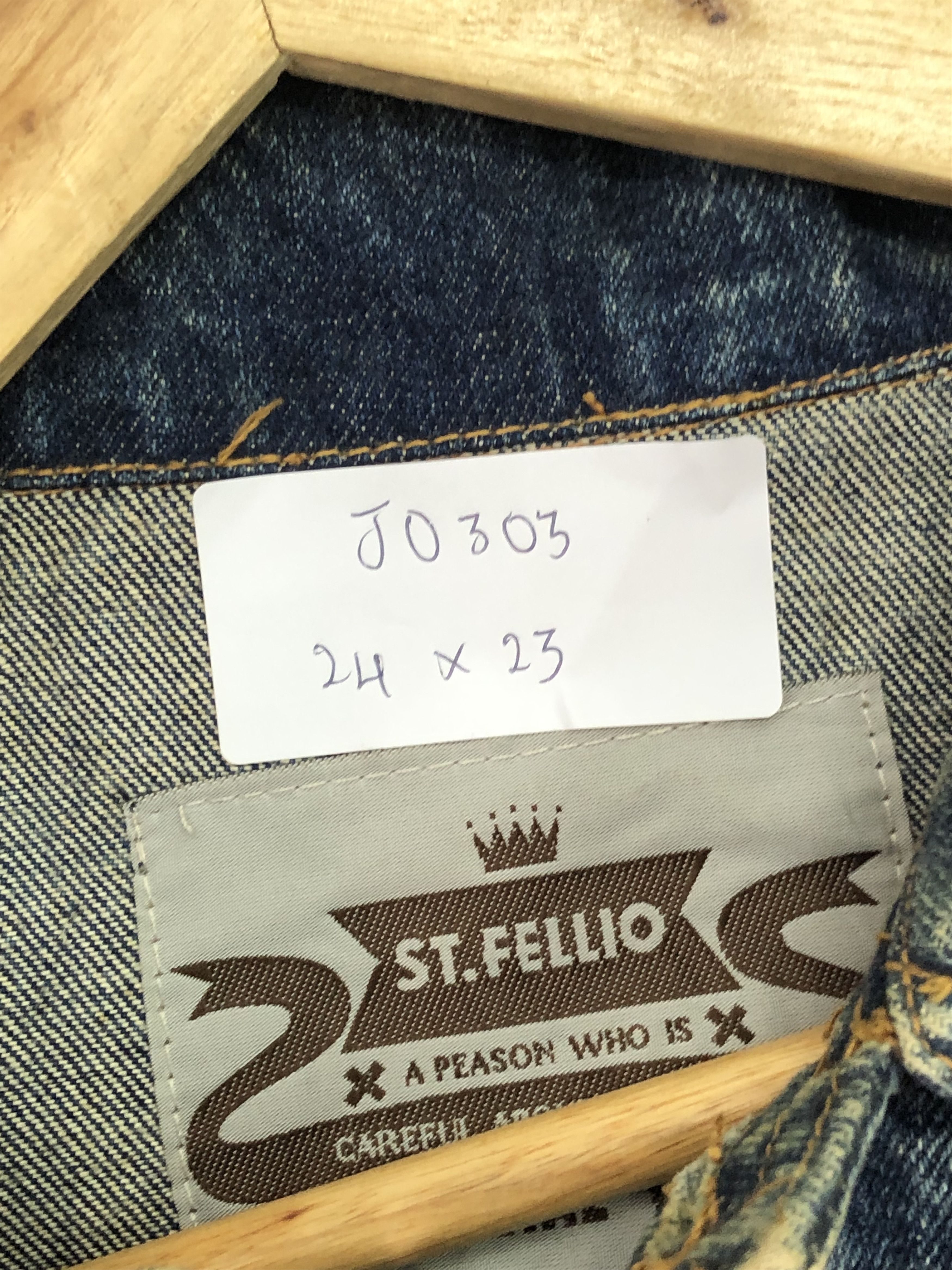 Japanese Brand Vintage Japanese Brand Trucker Denim J0303 Size US M / EU 48-50 / 2 - 12 Thumbnail