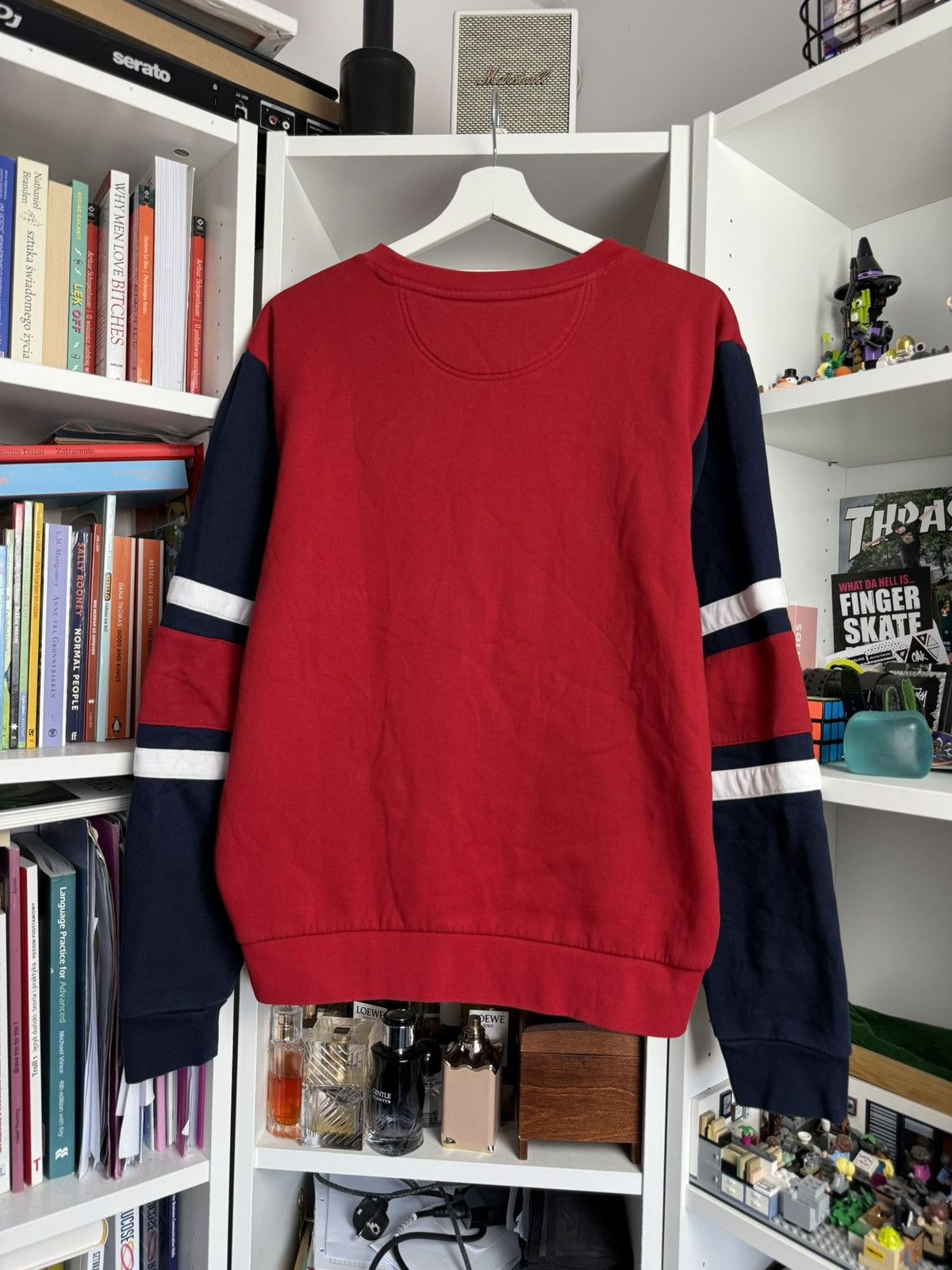 Designer × Lacoste Lacoste Sport basic red sweatshirt L designer old money drill Size US L / EU 52-54 / 3 - 2 Thumbnail