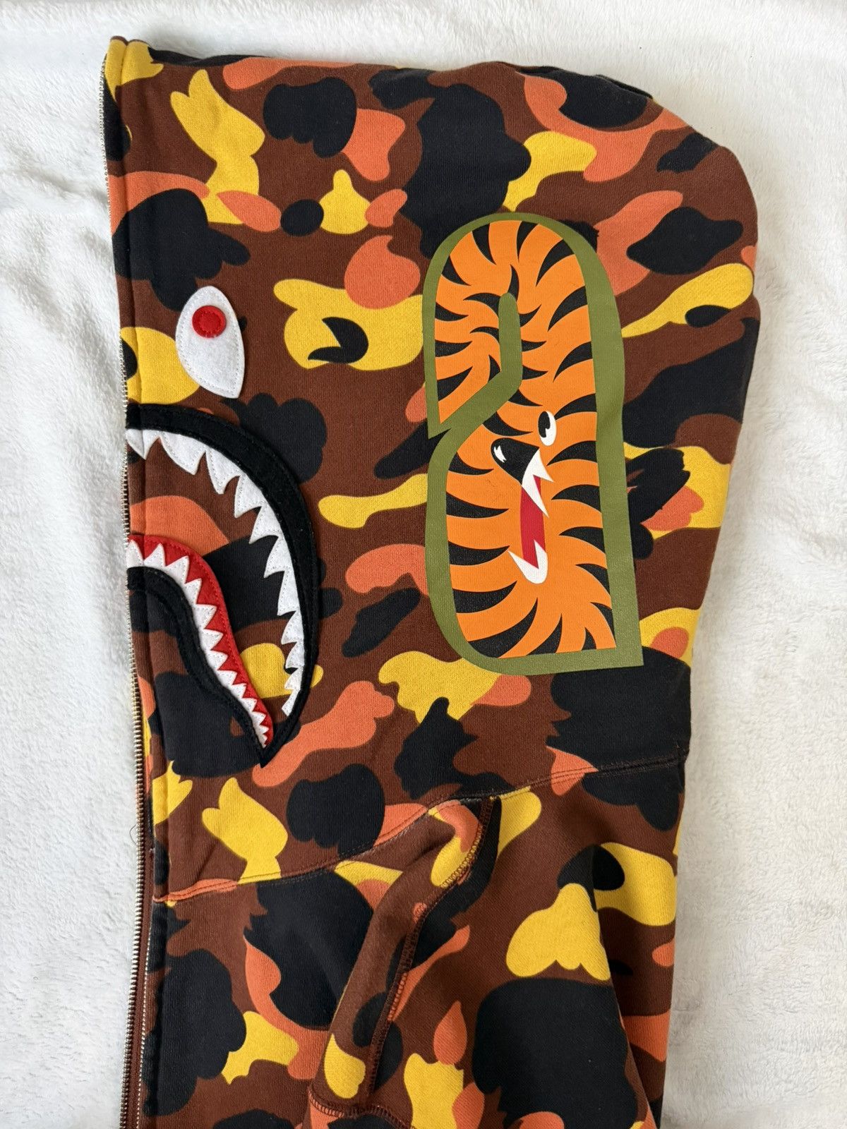 Bape BAPE HOODIE- FULL SHARK ZIP Size US XXL / EU 58 / 5 - 7 Thumbnail