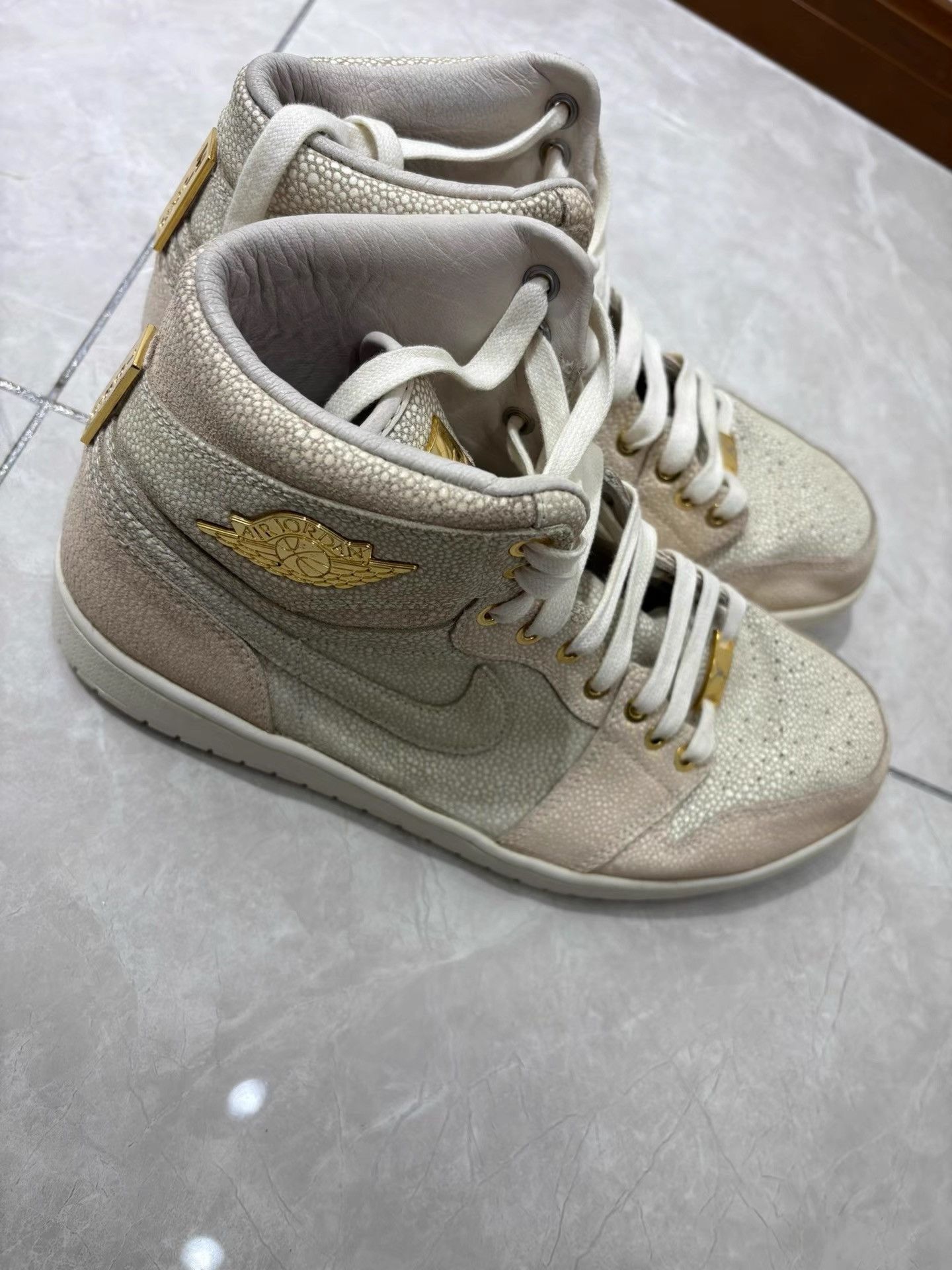 Nike Nike Air Jordan 1 Platinum Peak Skate Shoes K29 Size US 12 / EU 45 - 3 Thumbnail
