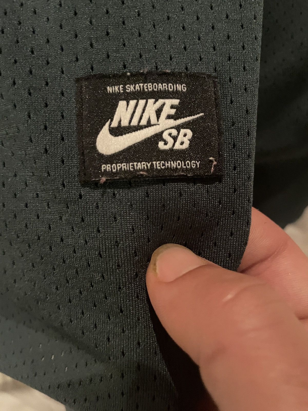 Nike Nike SB Forest Green Logo Mesh L/s Tee Size US XL / EU 56 / 4 - 7 Thumbnail
