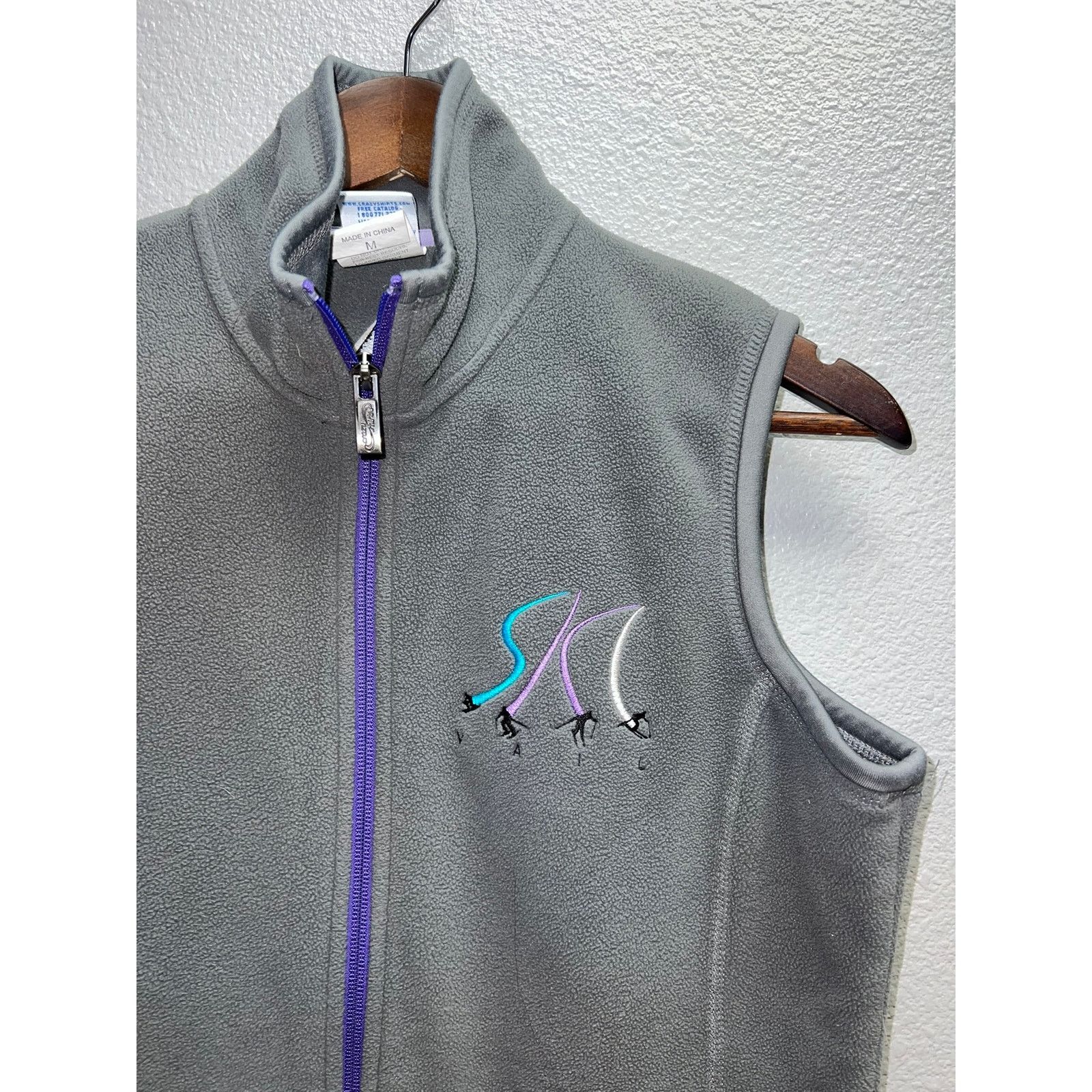 Vintage Womens Crazy Shirts Fleece Vest Ski Skiing Vail Women Medium Size M / US 6-8 / IT 42-44 - 3 Thumbnail