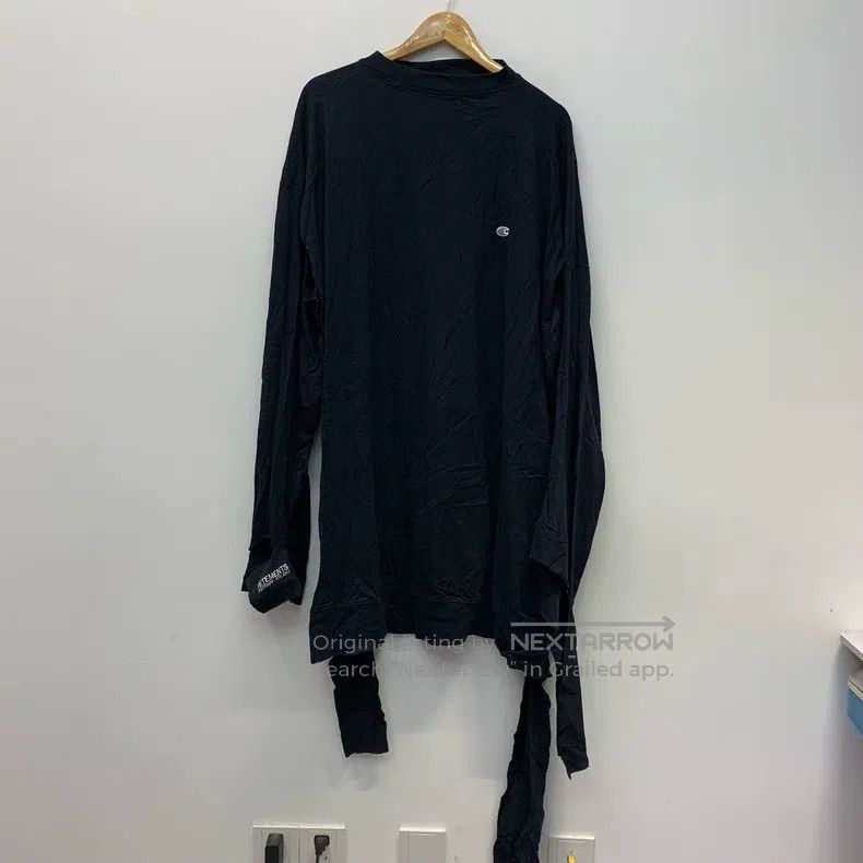 Vetements Vetements Deconstructed long-sleeve hoodie Size US M / EU 48-50 / 2 - 1 Thumbnail