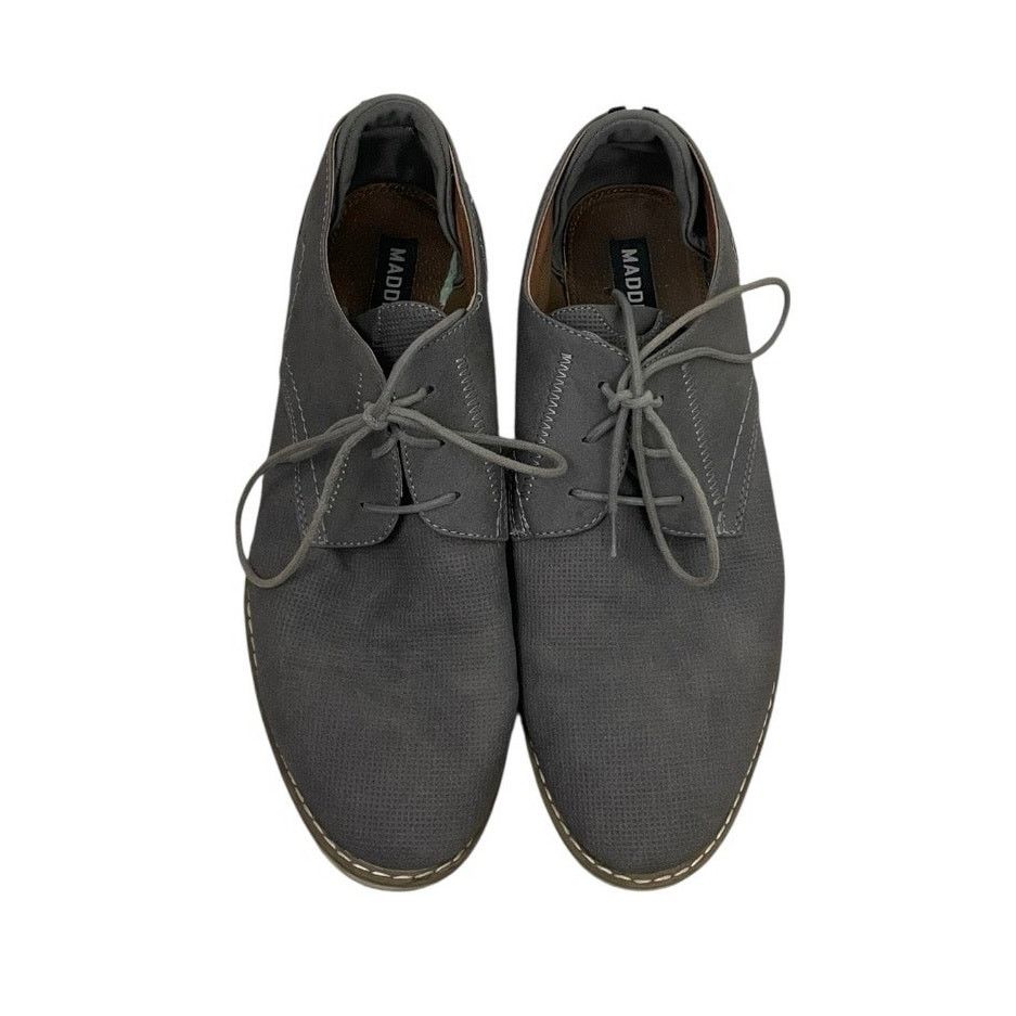 Madden NYC Madden Mens M-Caspon Grey Lace Up Oxford Sneakers Size US 13 / EU 46 - 3 Thumbnail