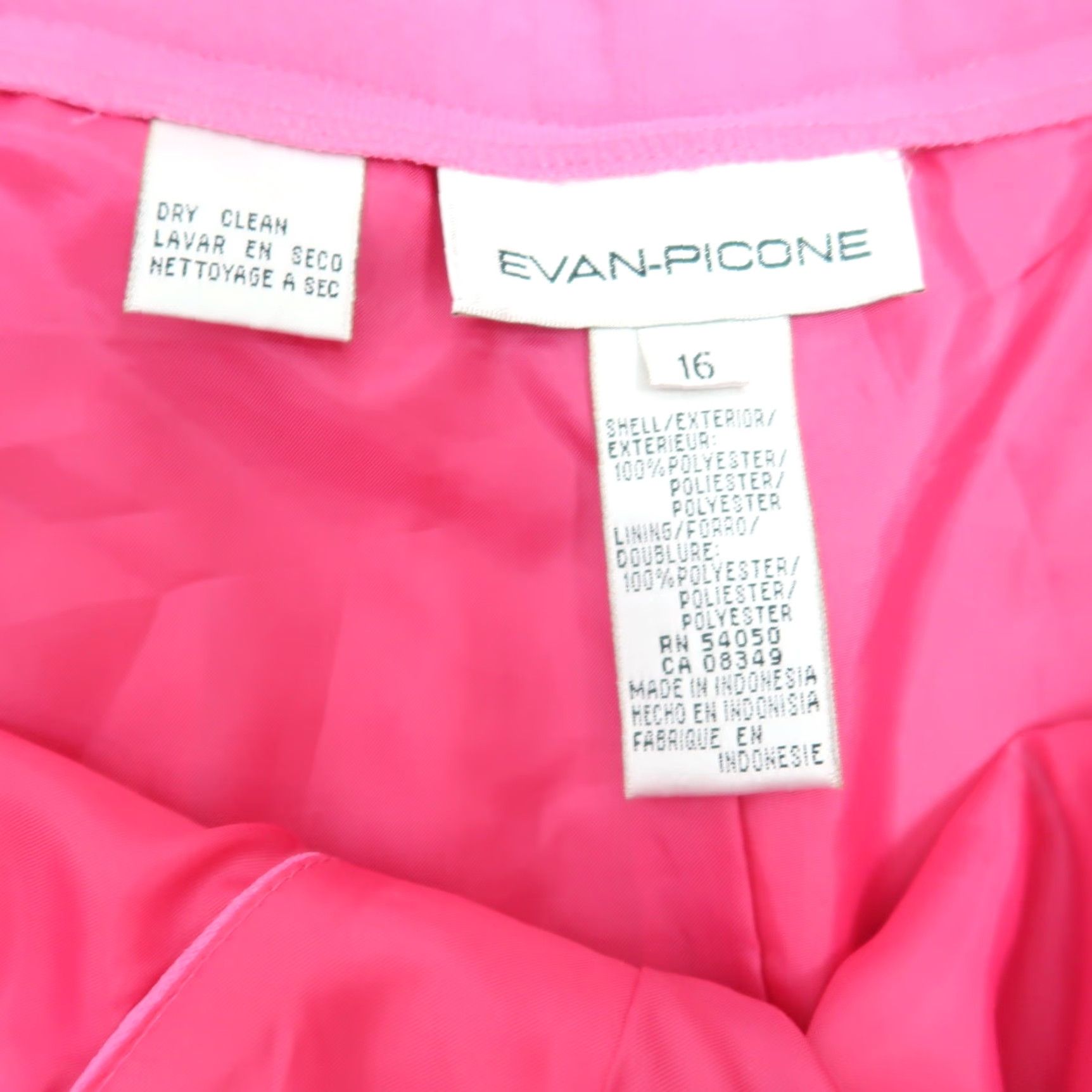 Evan Picone VINTAGE Evan Picone Pants 90s High Rise Straight Leg Pink 16 Plus Women Size 24" / US 00 / IT 34 - 5 Thumbnail