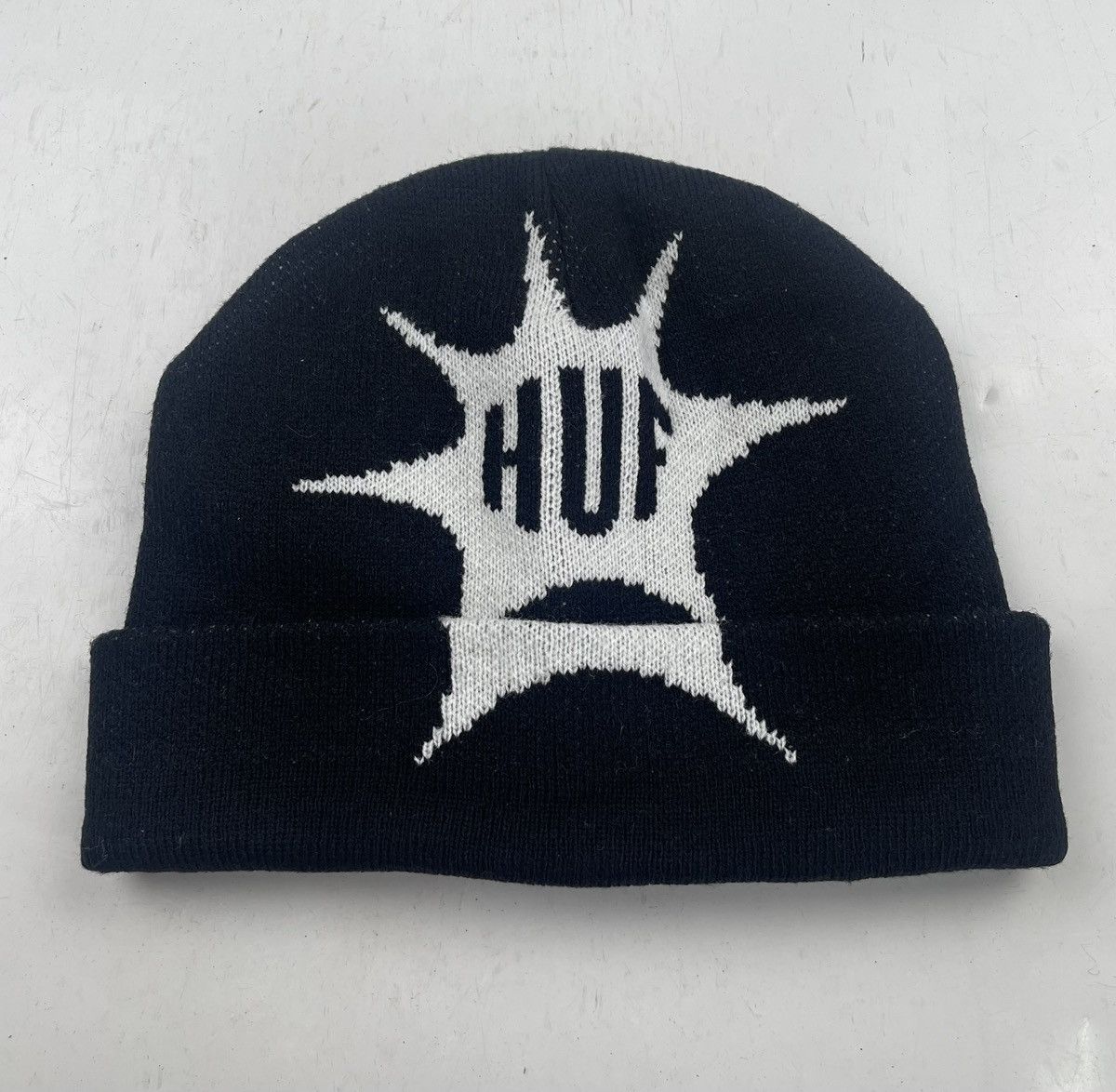 Huf × Japanese Brand big logo huf beanie hat tc37 Size ONE SIZE - 2 Thumbnail
