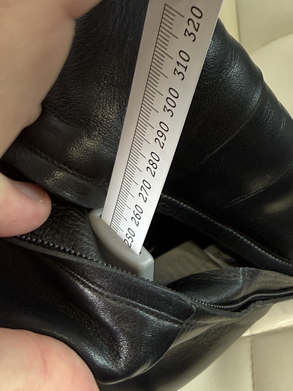 Gucci Gucci Charlotte Leather Knee Platform Stiletto Heel Zip Boot Size US 6.5 / IT 36.5 - 24 Thumbnail