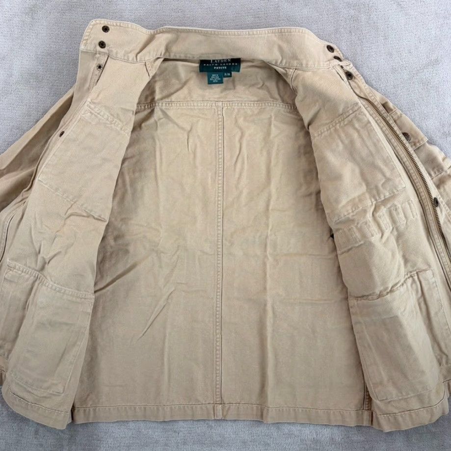 Ralph Lauren VINTAGE Ralph Lauren Safari Jacket Women Petite Medium Hunting Field Coat LRL Size M / US 6-8 / IT 42-44 - 3 Thumbnail