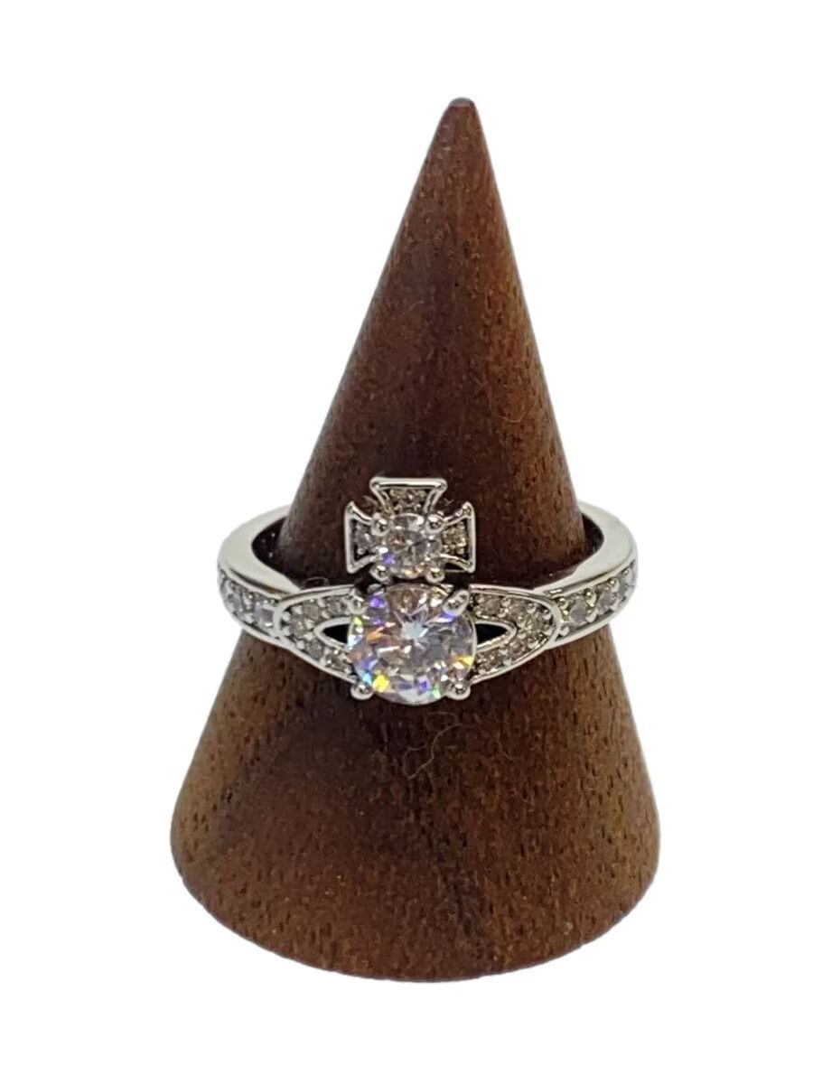 Vivienne Westwood .925 Crystal Orb Ring Size ONE SIZE - 1 Thumbnail
