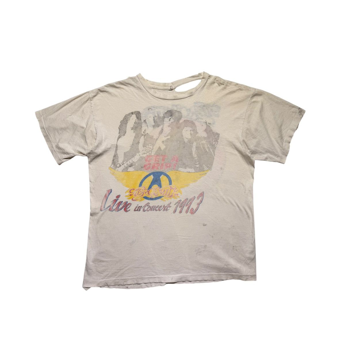 Vintage Aerosmith 1993 vintage get a grip tour tee Size US XL / EU 56 / 4 - 1 Thumbnail