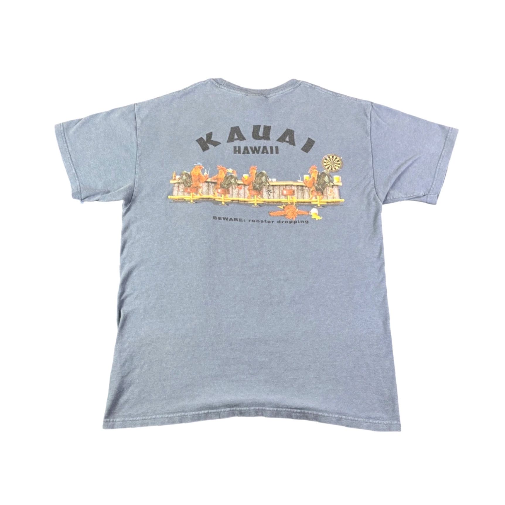 Vintage Kauai Hawaii Rooster Graphic T Shirt Medium The Duck Co Hawaiian Vacation Tee Size US M / EU 48-50 / 2 - 2 Thumbnail