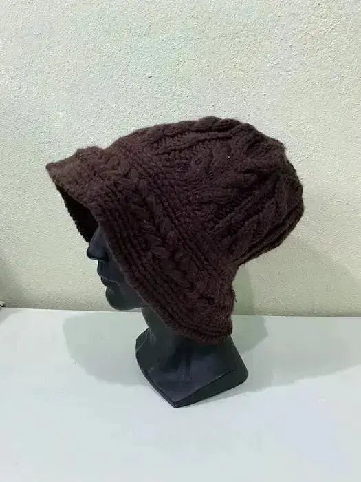 Japanese Brand Japanese Brand LDS Knit Bucket Hat Size ONE SIZE - 2 Thumbnail