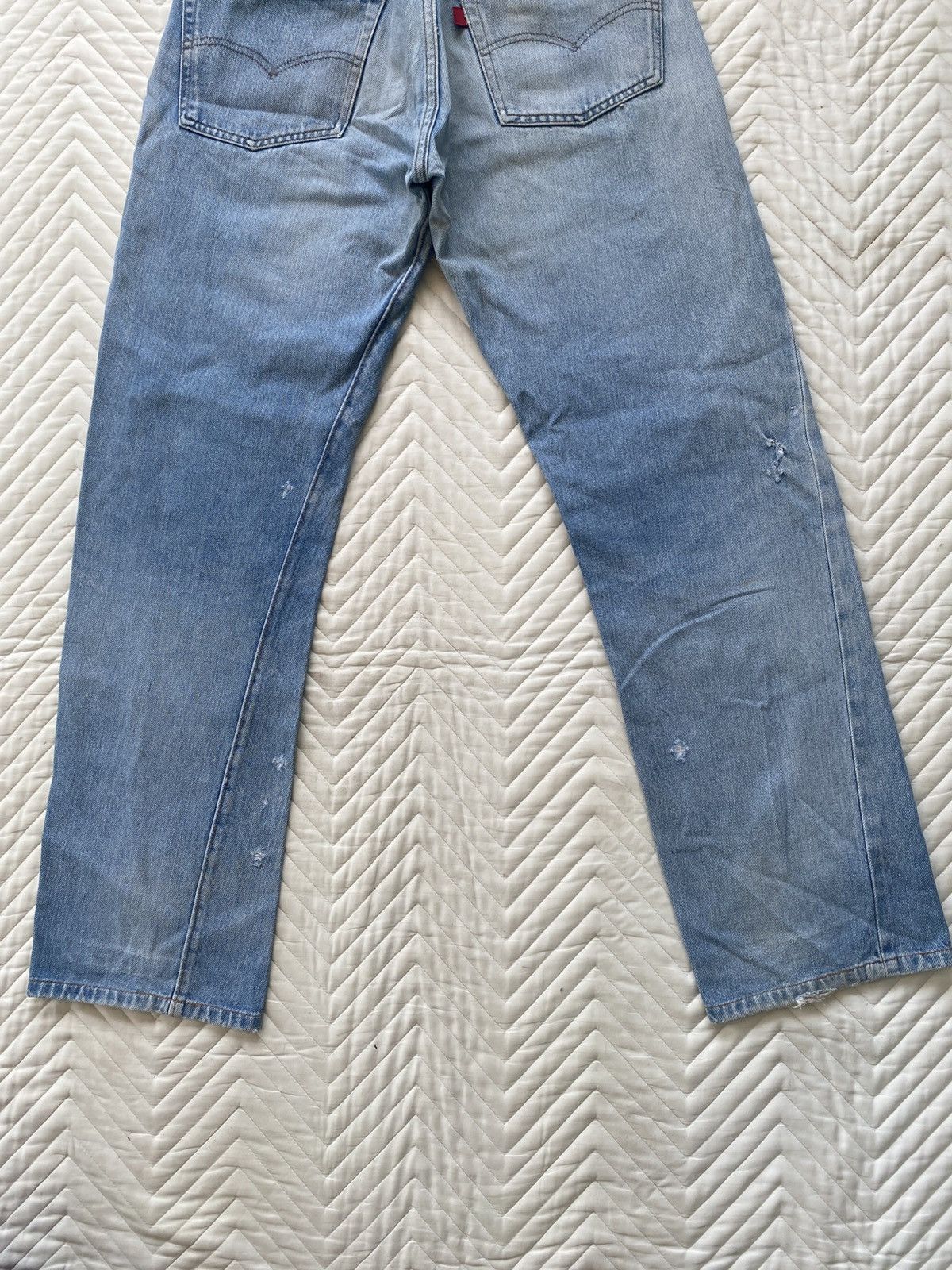Levi's True Vintage 70s Levis 501 Small E Selvedge Size US 30 / EU 46 - 11 Thumbnail