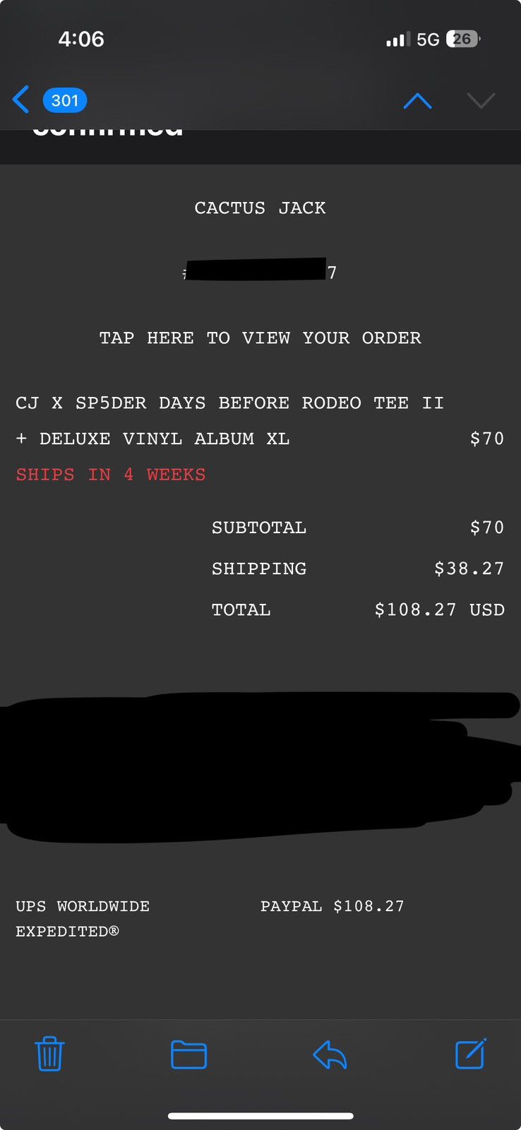 Travis Scott Days Before Rodeo x Sp5der tee Size US XL / EU 56 / 4 - 4 Thumbnail