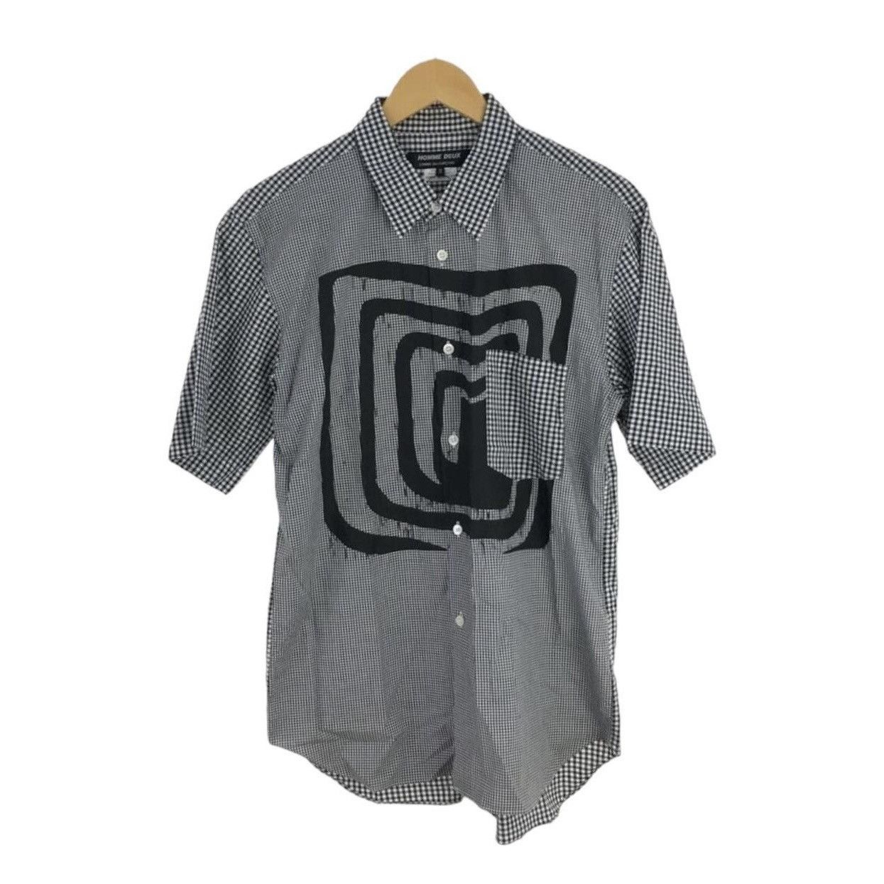 image of Comme Des Garcons x Comme Des Garcons Homme Deux Comme Des Garçon Deux Plaid Shirt in Grey (Size Sm