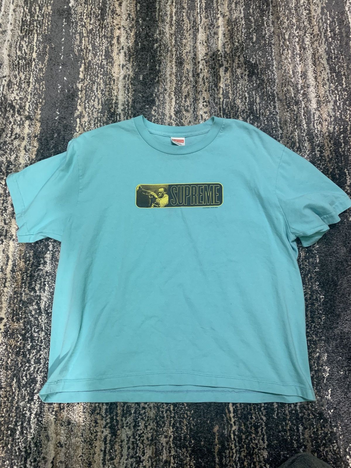 Supreme Supreme Miles Davis Tee SS21 Teal size M Size US M / EU 48-50 / 2 - 1 Thumbnail