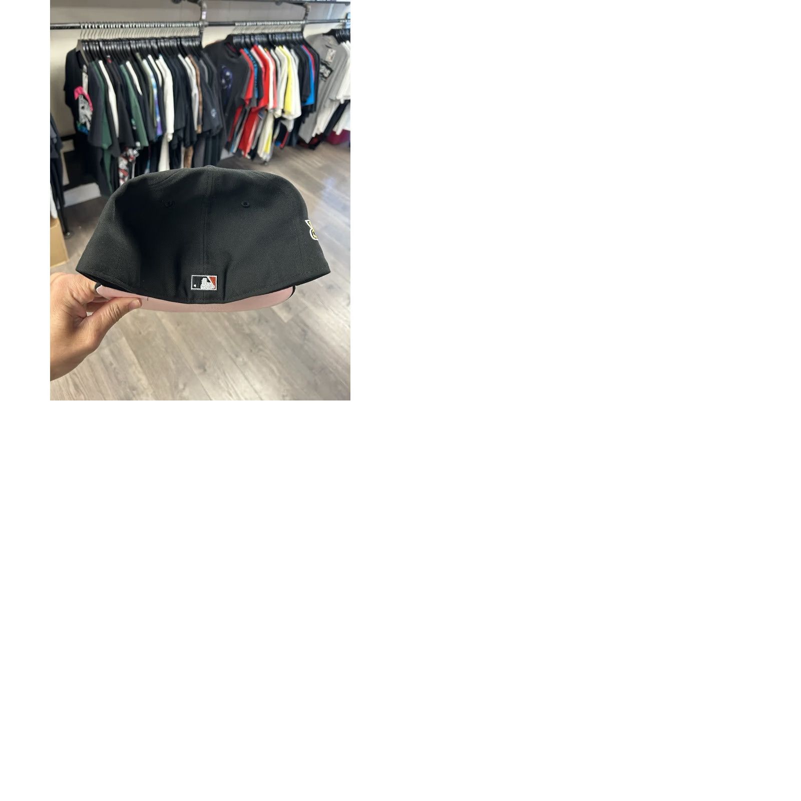 New Era New Era Houston Astros 5950 Fitted Hat 7 5/8 Black Pink Star 05 Patch Mens Size ONE SIZE - 12 Thumbnail