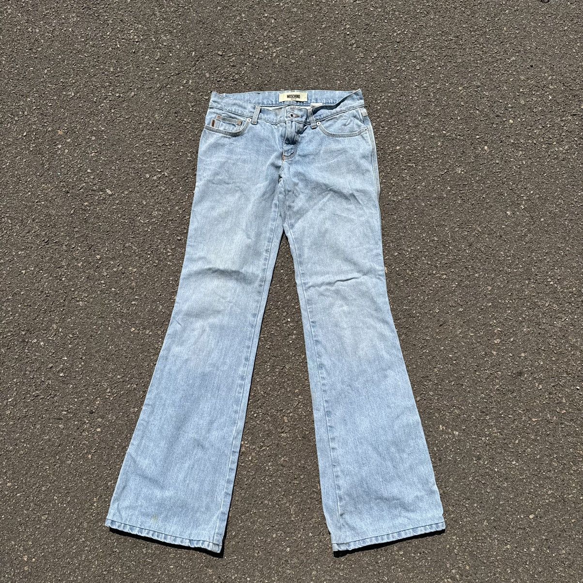 Moschino vintage moschino heart jeans rap luxury streetwear flared Size 28" / US 6 / IT 42 - 7 Thumbnail