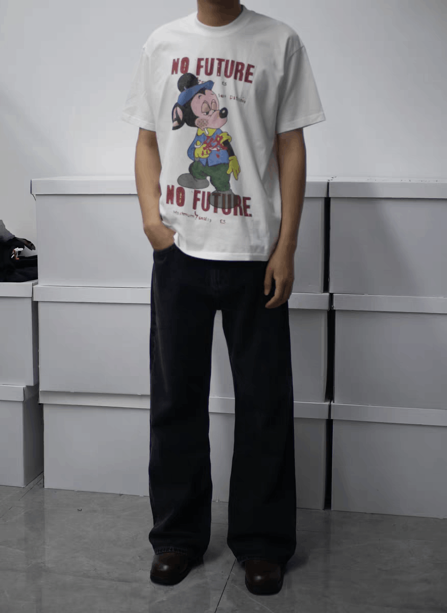 Jean × Vintage Utility washed faded cleanfit yuppie loose baggy jeans Size US 34 / EU 50 - 4 Thumbnail