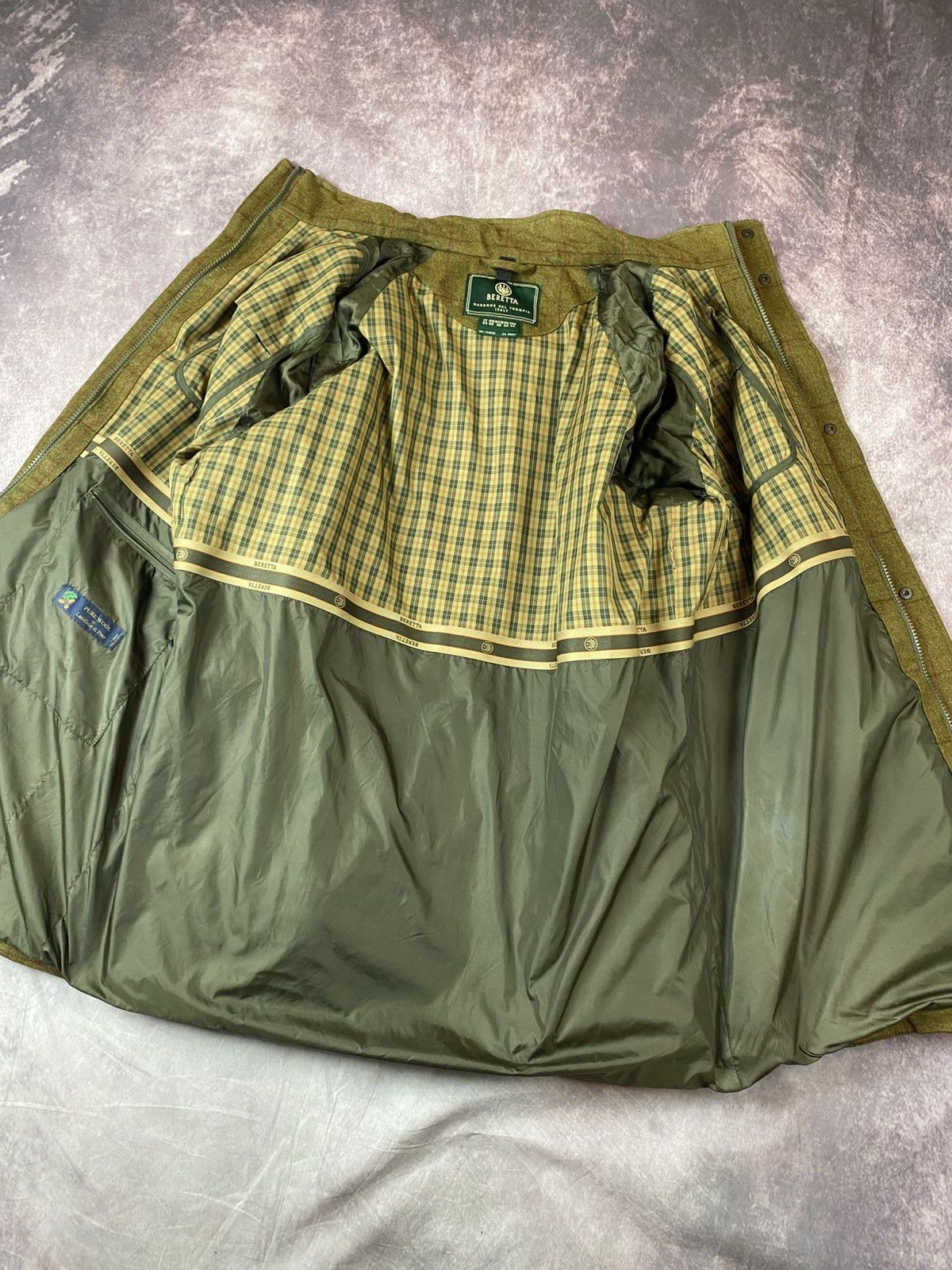 Beretta Beretta Wool Lanificio di Pray Tweed Hunting Jacket Size: 54 Size US L / EU 52-54 / 3 - 11 Thumbnail