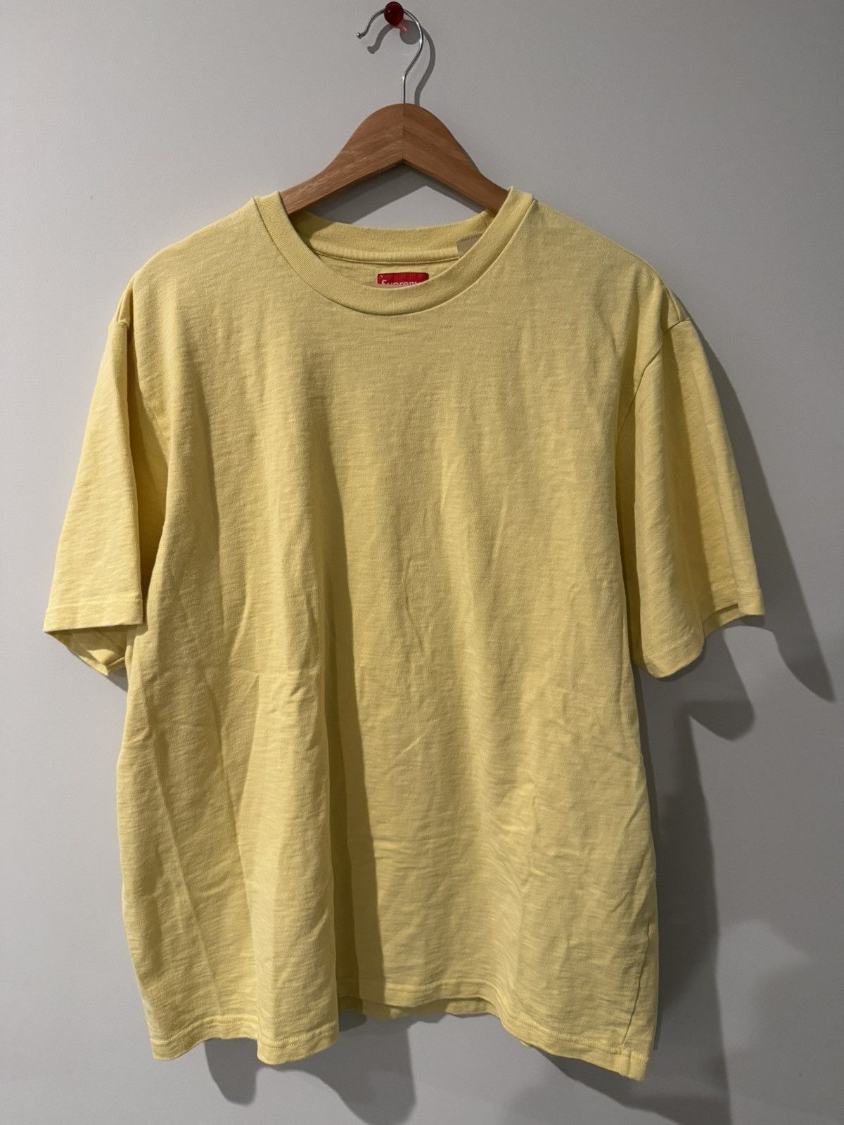 Supreme Supreme Contrast Appliqué Yellow T shirt Size US XL / EU 56 / 4 - 2 Thumbnail