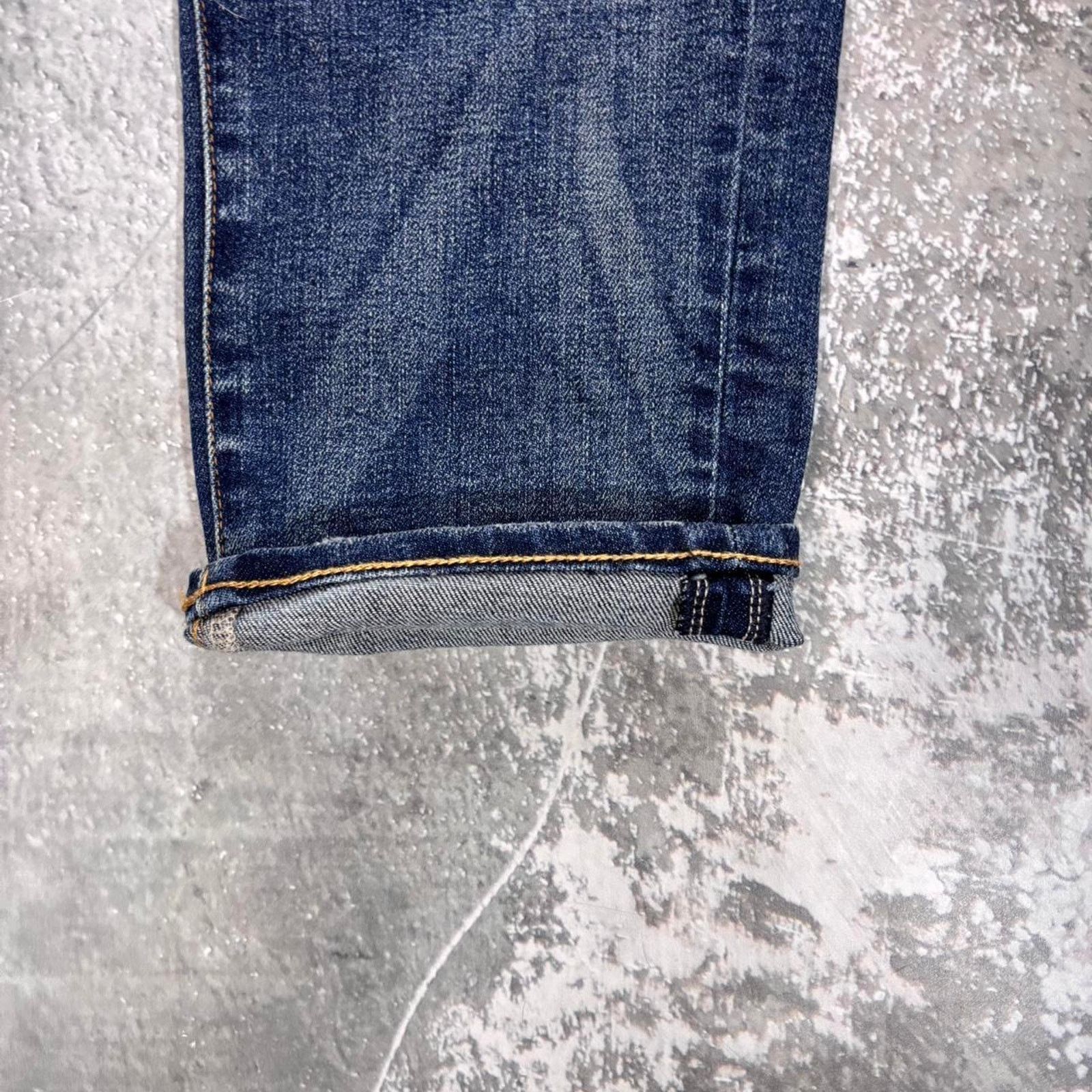 American Eagle Outfitters × Japanese Brand × Vintage Y2K Boro Overstitched American Eagle Jeans Distressed32 x 30 Size US 32 / EU 48 - 5 Thumbnail