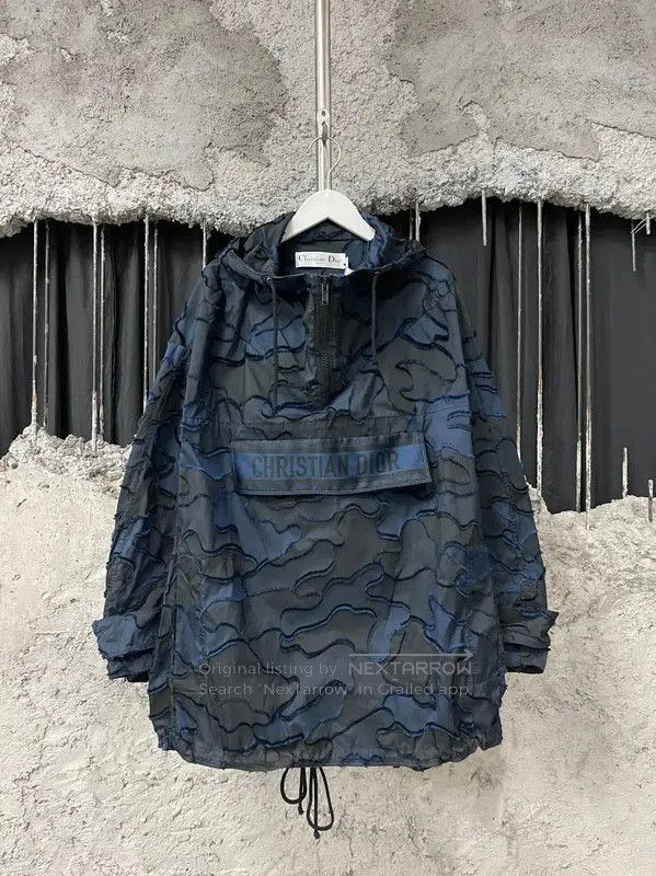 Dior Blue Cotton Long Sleeve Sweatshirt .
