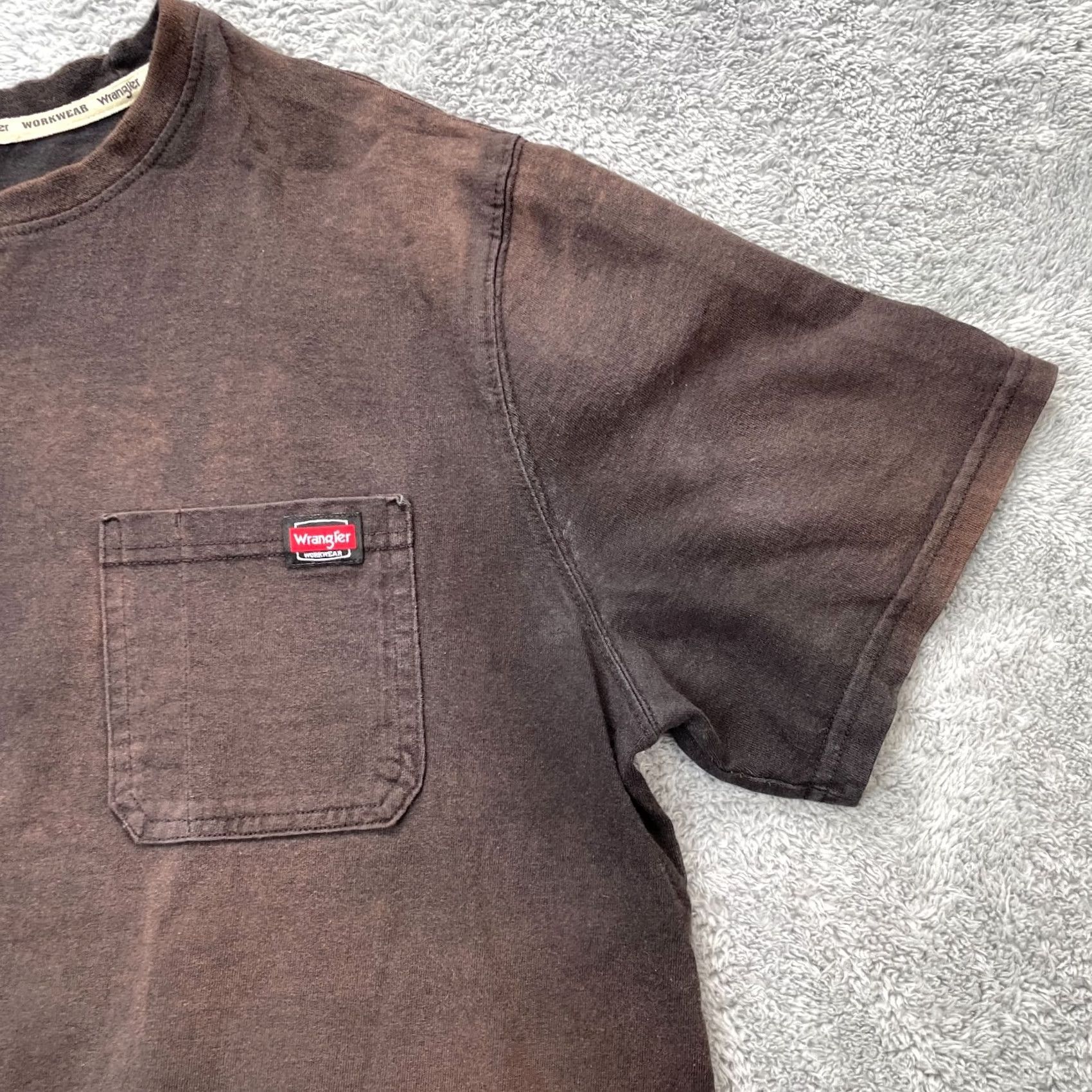 Wrangler VINTAGE Wrangler Shirt Mens XL Black Sun Fade Workwear y2k Baggy Grunge Heavy Size US XL / EU 56 / 4 - 5 Thumbnail