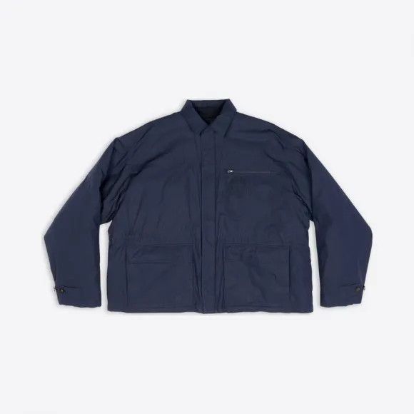 Balenciaga o1mt1gz1024 Scissors Crest Parka With Removable Lining Blue Size US M / EU 48-50 / 2 - 1 Preview
