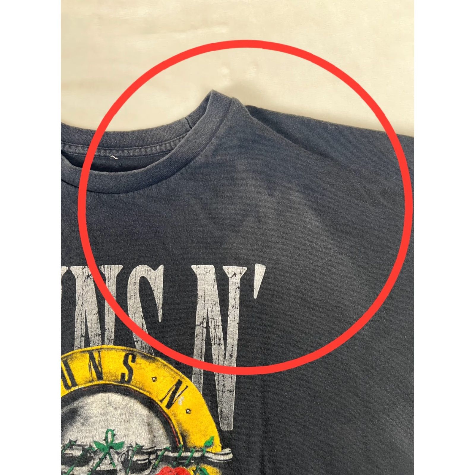 Vintage VINTAGE Guns N' Roses T-Shirt XL Black 90s Rock Music Men Short Sleeve Crew Neck Graphic Print Size US XL / EU 56 / 4 - 4 Thumbnail