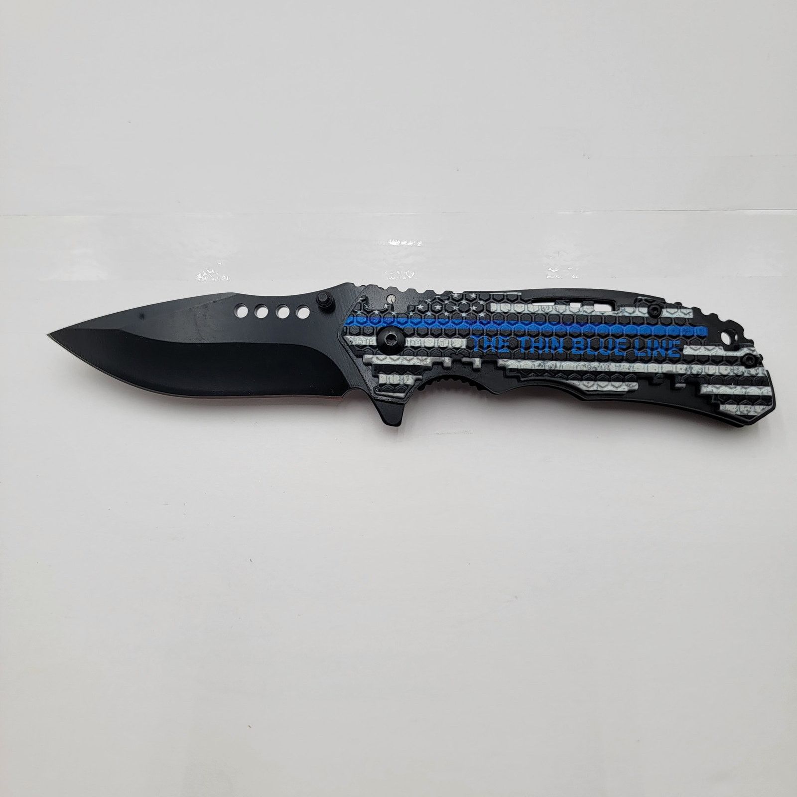 Blue Gear The Thin Blue Line Limited Edition 4.5" Folding Pocket Knife Size ONE SIZE - 1 Thumbnail