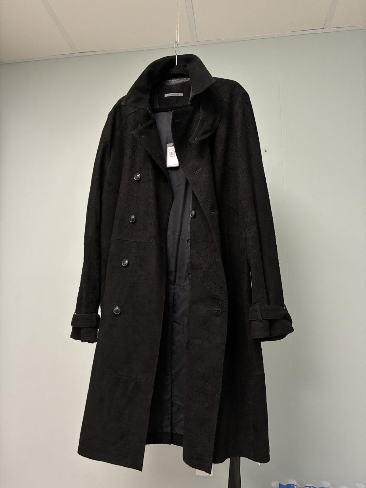 John Varvatos Suede Trench Coat EU 58 USA 48 Size US XXL / EU 58 / 5 - 13 Thumbnail