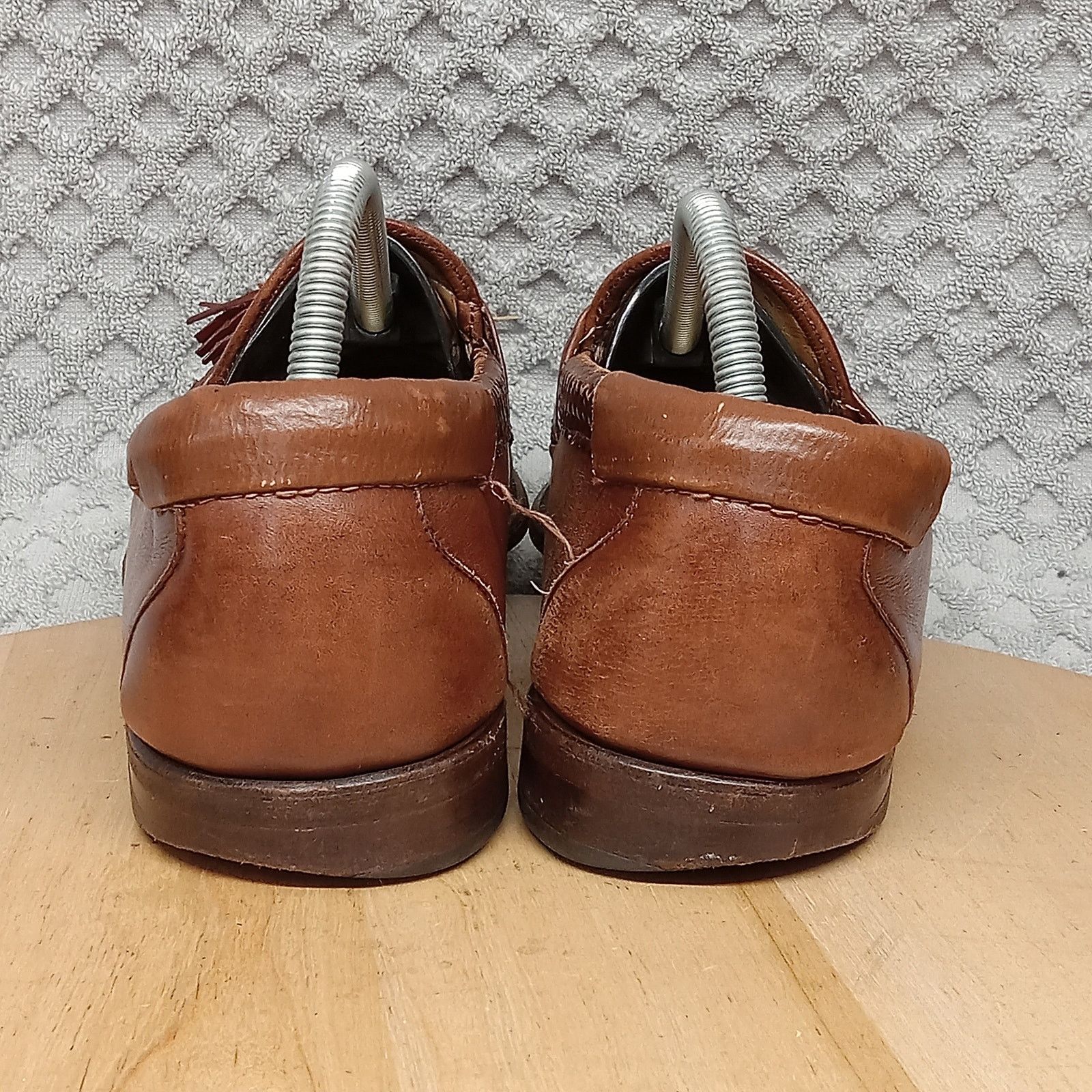 Allen Edmonds Allen Edmonds Maxfield Shoes Mens 9 1/2 Leather Tassel Brown Size US 9.5 / EU 42-43 - 3 Thumbnail