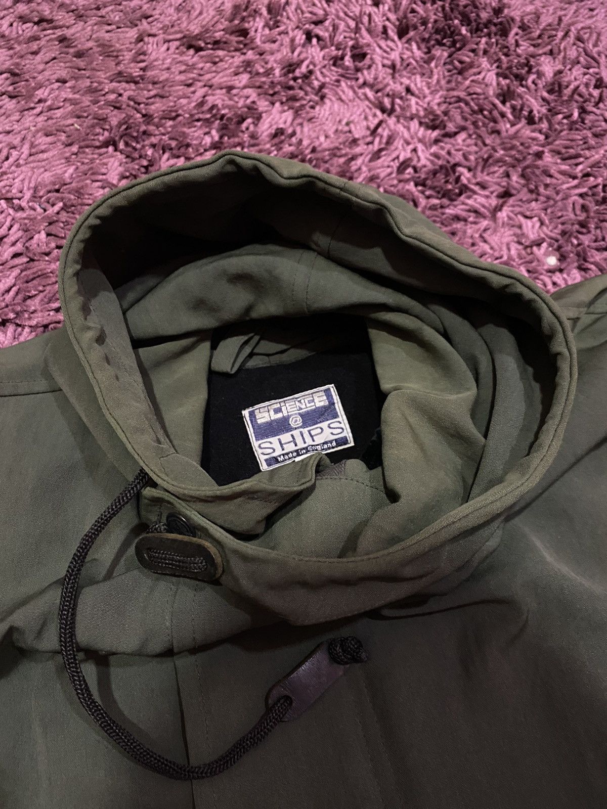 SHIPS RARE🔥RIRI ZIPPER Science@ Ships Parka Jacket Made in England Size US S / EU 44-46 / 1 - 10 Thumbnail