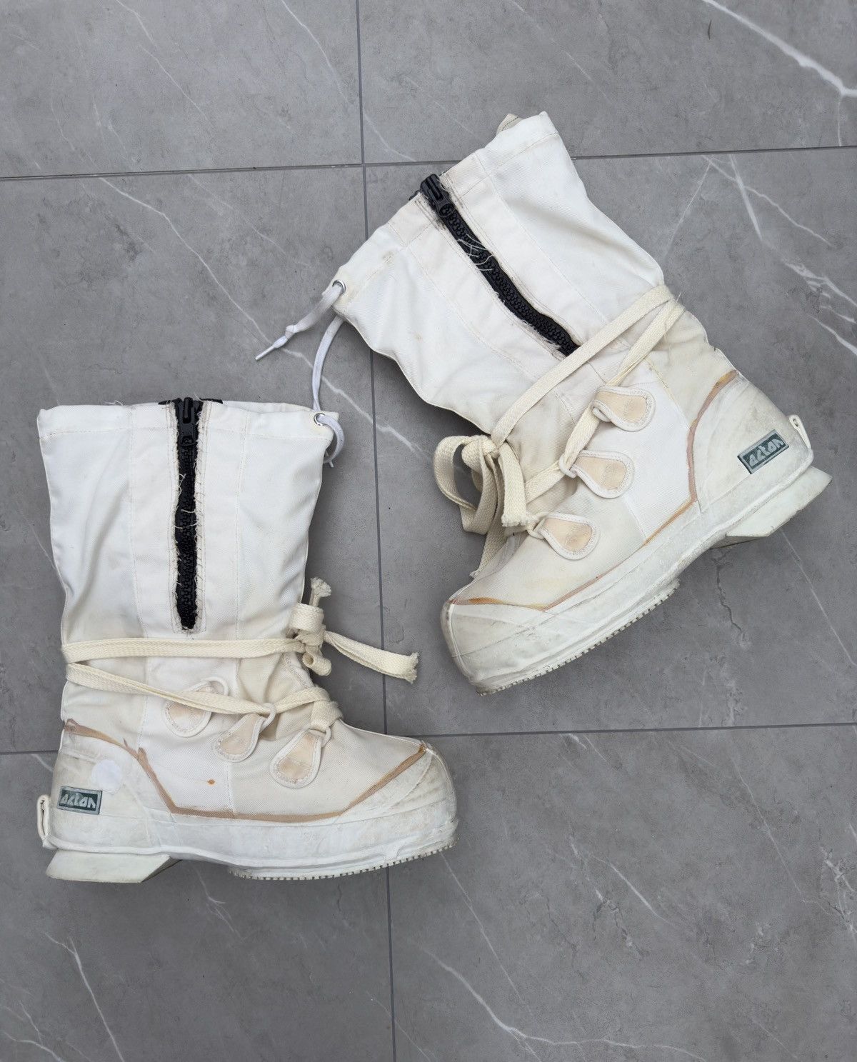 Vintage Off White Vintage Military Muk Zip Combat Boots Size US 9.5 / EU 42-43 - 2 Thumbnail
