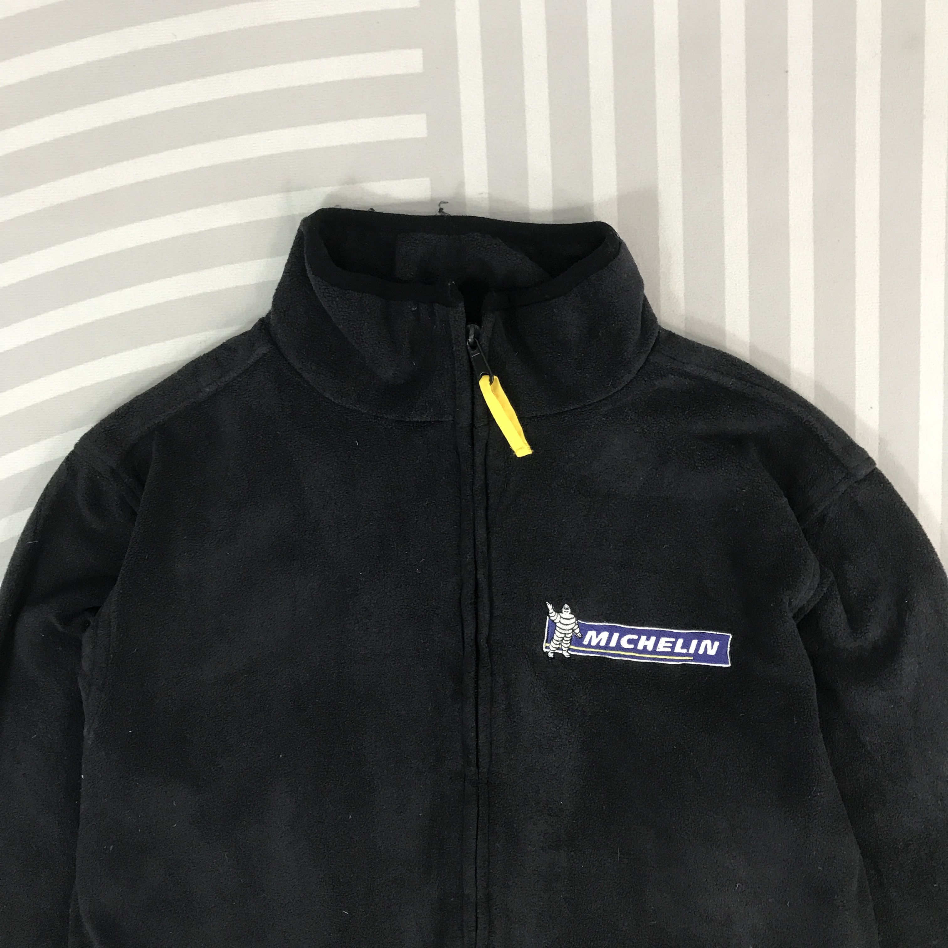 Japanese Brand Vintage Michelin tyre fleece racing team Jacket Size US L / EU 52-54 / 3 - 2 Thumbnail