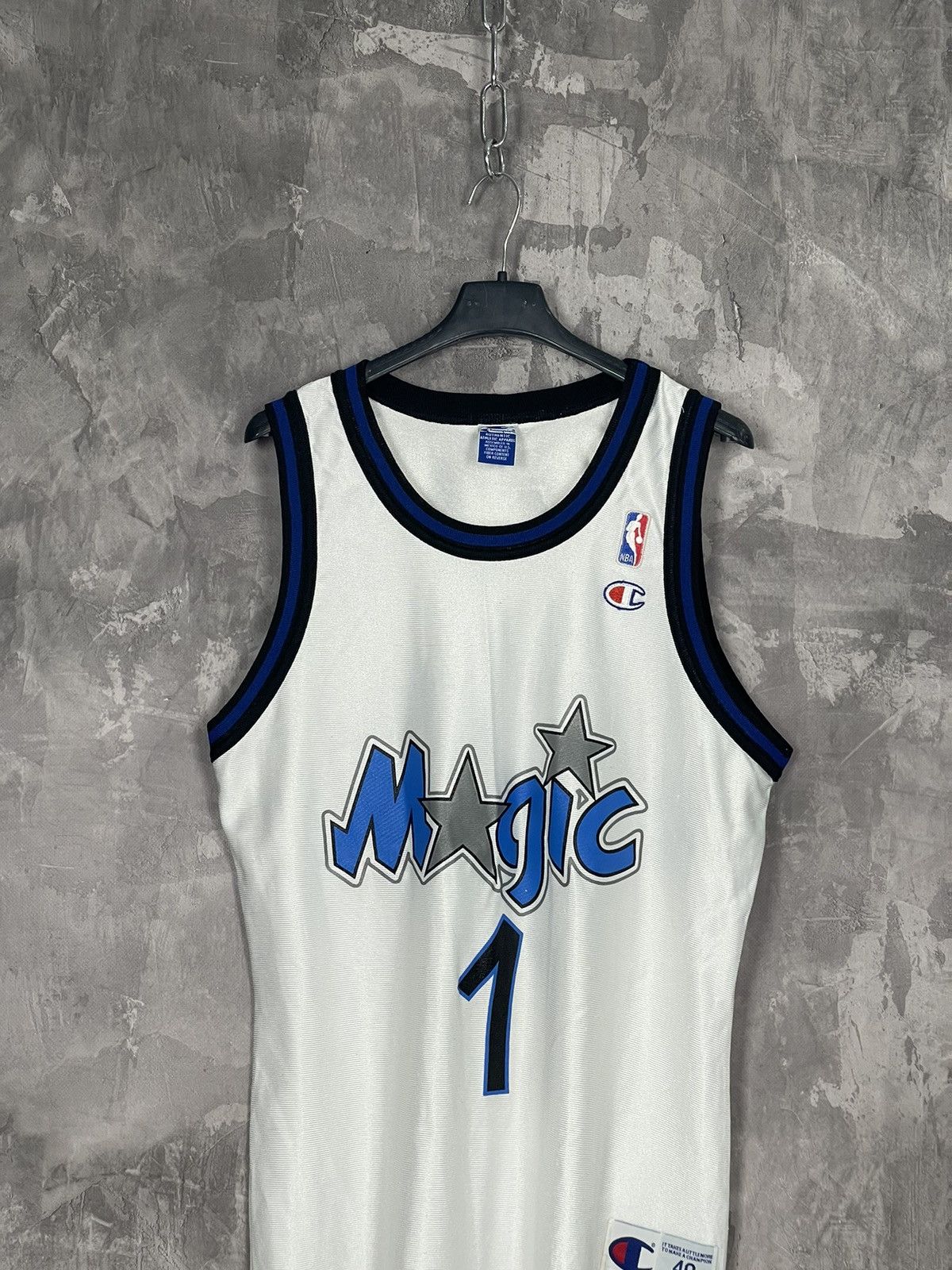 Champion × NBA Orlando Magic NBA BASKETBALL CHAMPION JERSEY #1 A. HARDAWAY Size US M / EU 48-50 / 2 - 2 Thumbnail