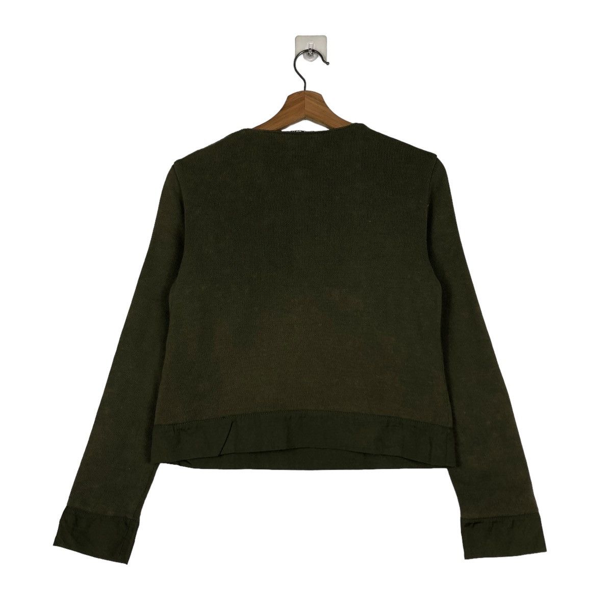 Miu Miu 🔥CROPPED LONG SLEEVE BIKER MIU MIU PRADA MADE IN ITALY Size S / US 4 / IT 40 - 10 Thumbnail