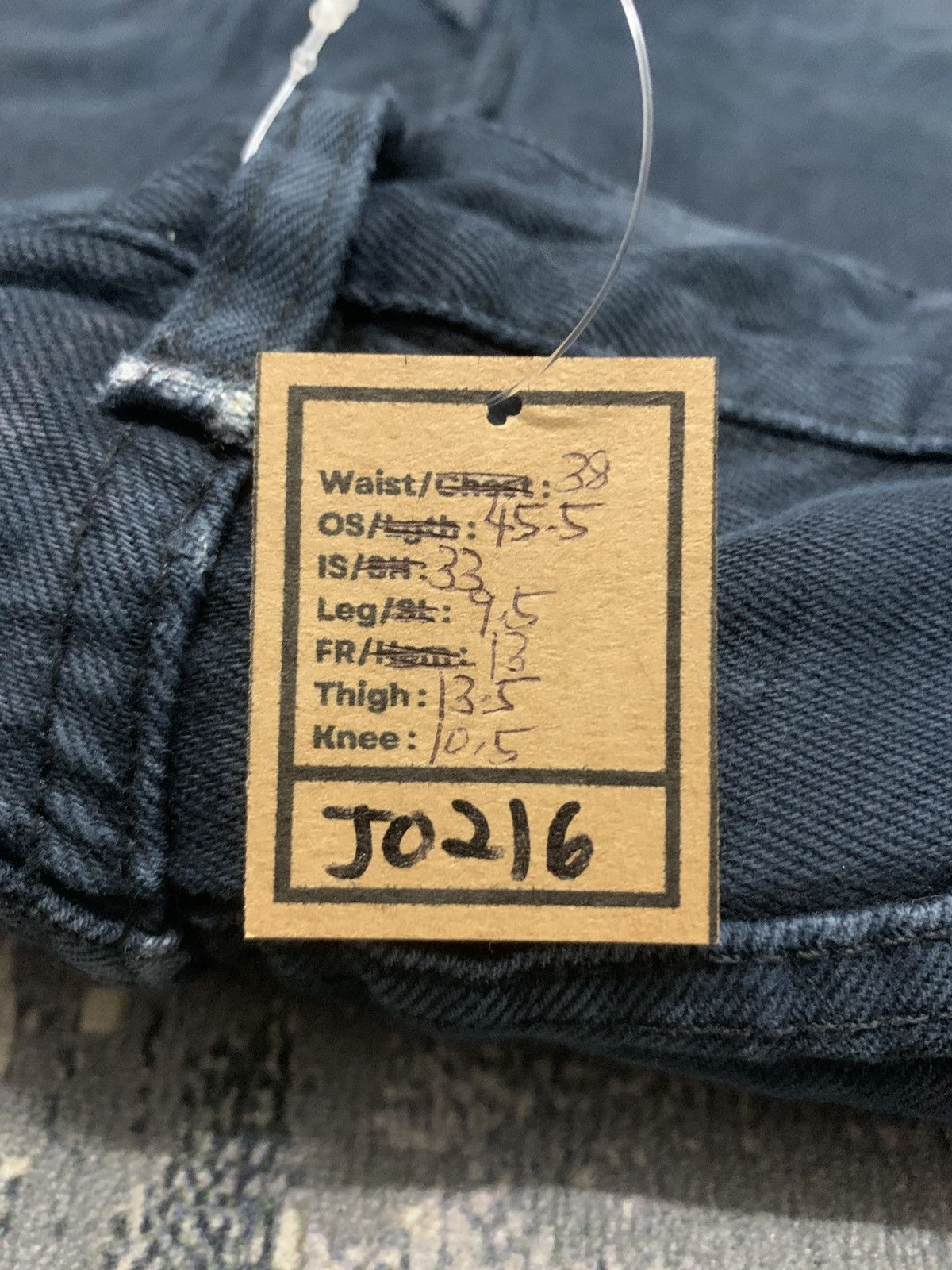 Levi's Levi’s 501 Super Black Y2K Distressed Denim Size US 38 / EU 54 - 13 Thumbnail