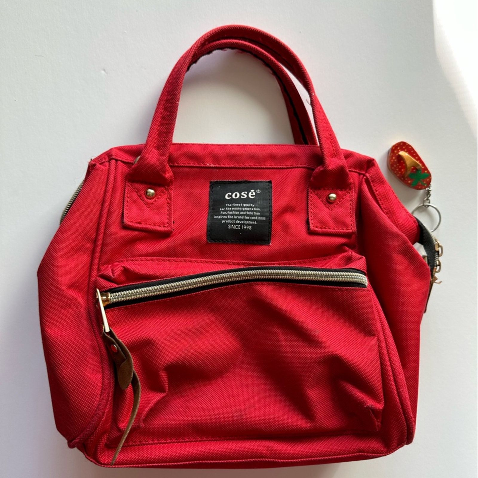 Bright Red Cosê Bag