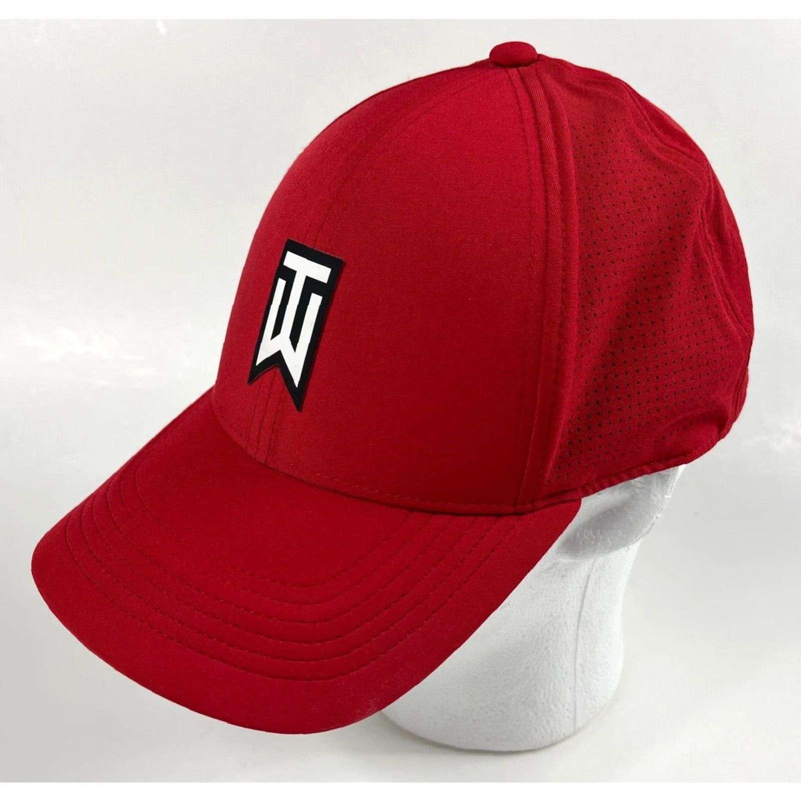 Nike Nike Tiger Woods Collection Legacy91 Dri-Fit Golf Hat L/XL Men Red Vintage Size ONE SIZE - 3 Thumbnail