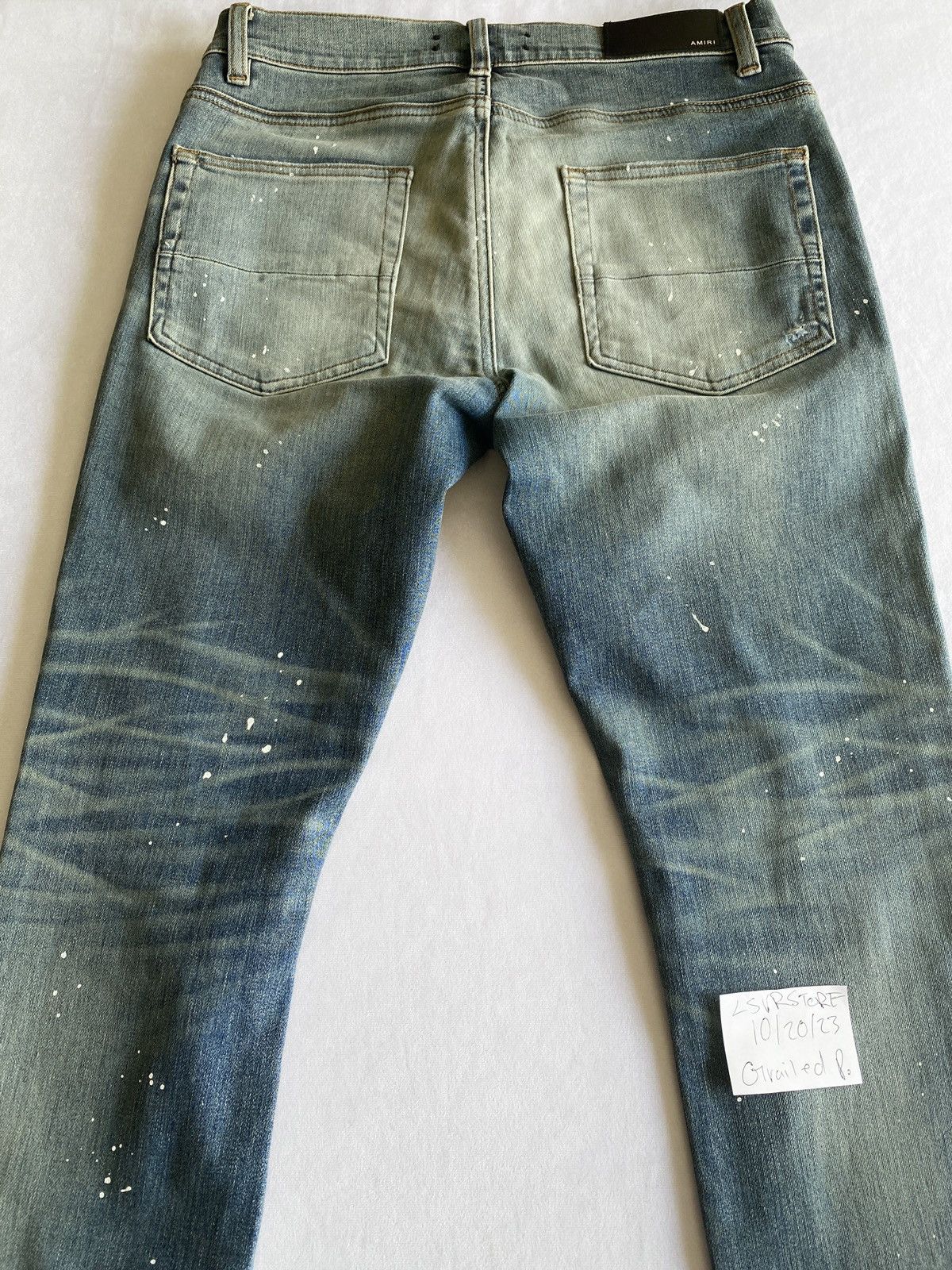 Amiri AMIRI Art Patch Medium Indigo 32 OG Rare* Size US 32 / EU 48 - 4 Thumbnail