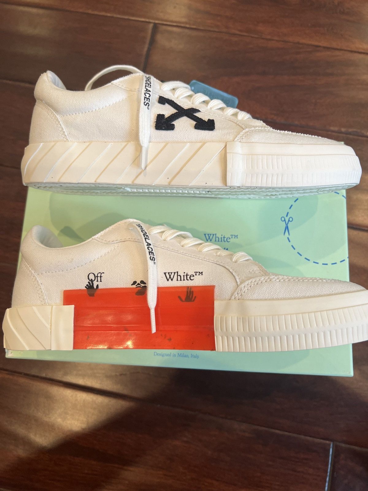 Off-White Off white low vulcanized canvas Size US 9 / IT 39 - 3 Thumbnail