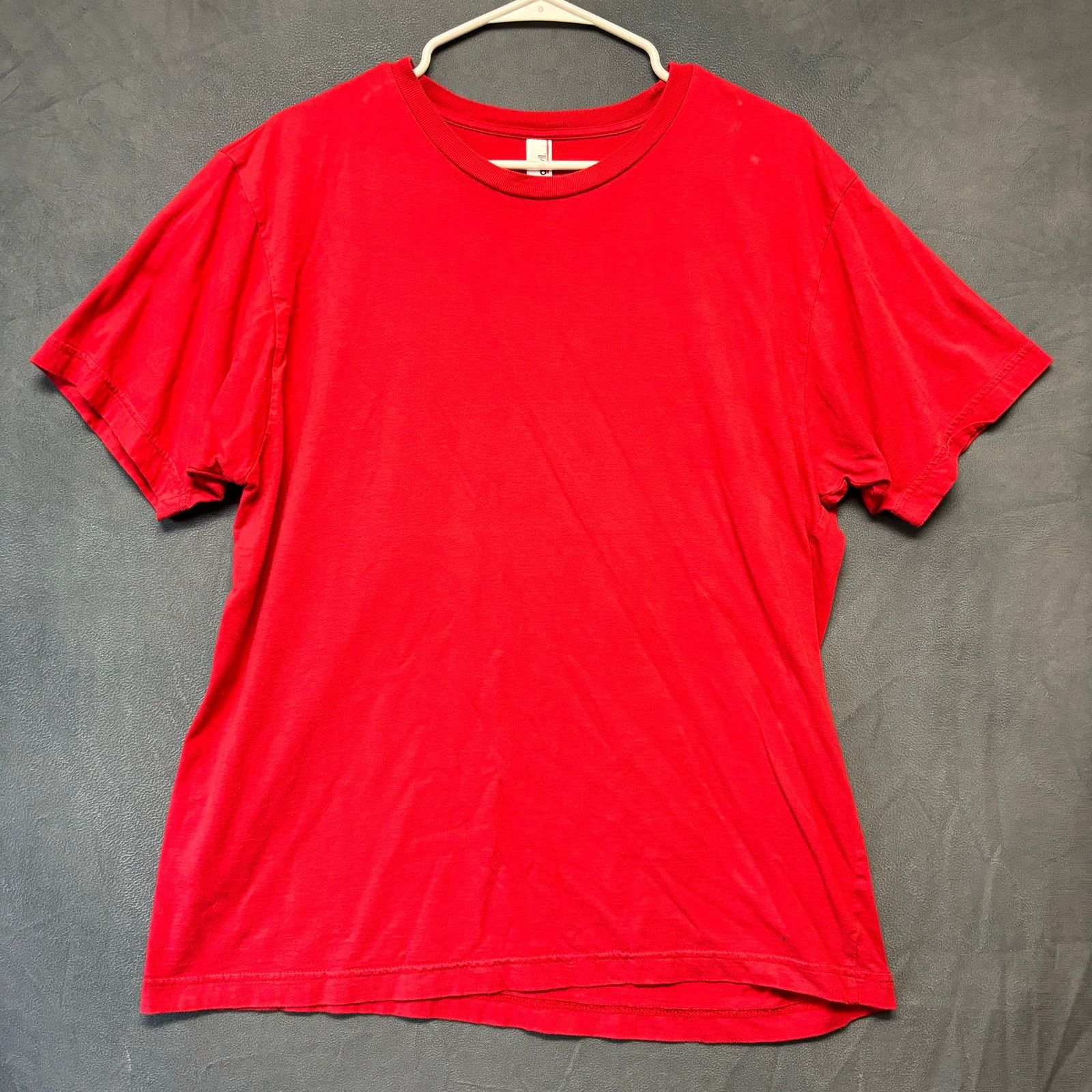 Anvil Anvil Everyday Red Shirt Blank Mens Large Comfy Skater Plain Size US L / EU 52-54 / 3 - 1 Thumbnail